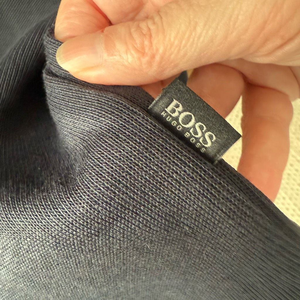 Hugo Boss Boss Hugo Boss 1/4 Zip Cotton Sweater Dark Blue M Size US M / EU 48-50 / 2 - 5 Thumbnail
