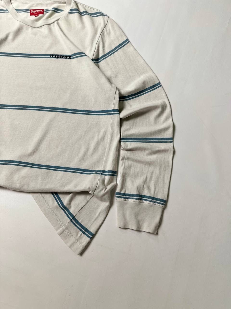 Supreme Supreme FW 2017s Striped Long Sleeve OG Y2k Size US M / EU 48-50 / 2 - 3 Thumbnail