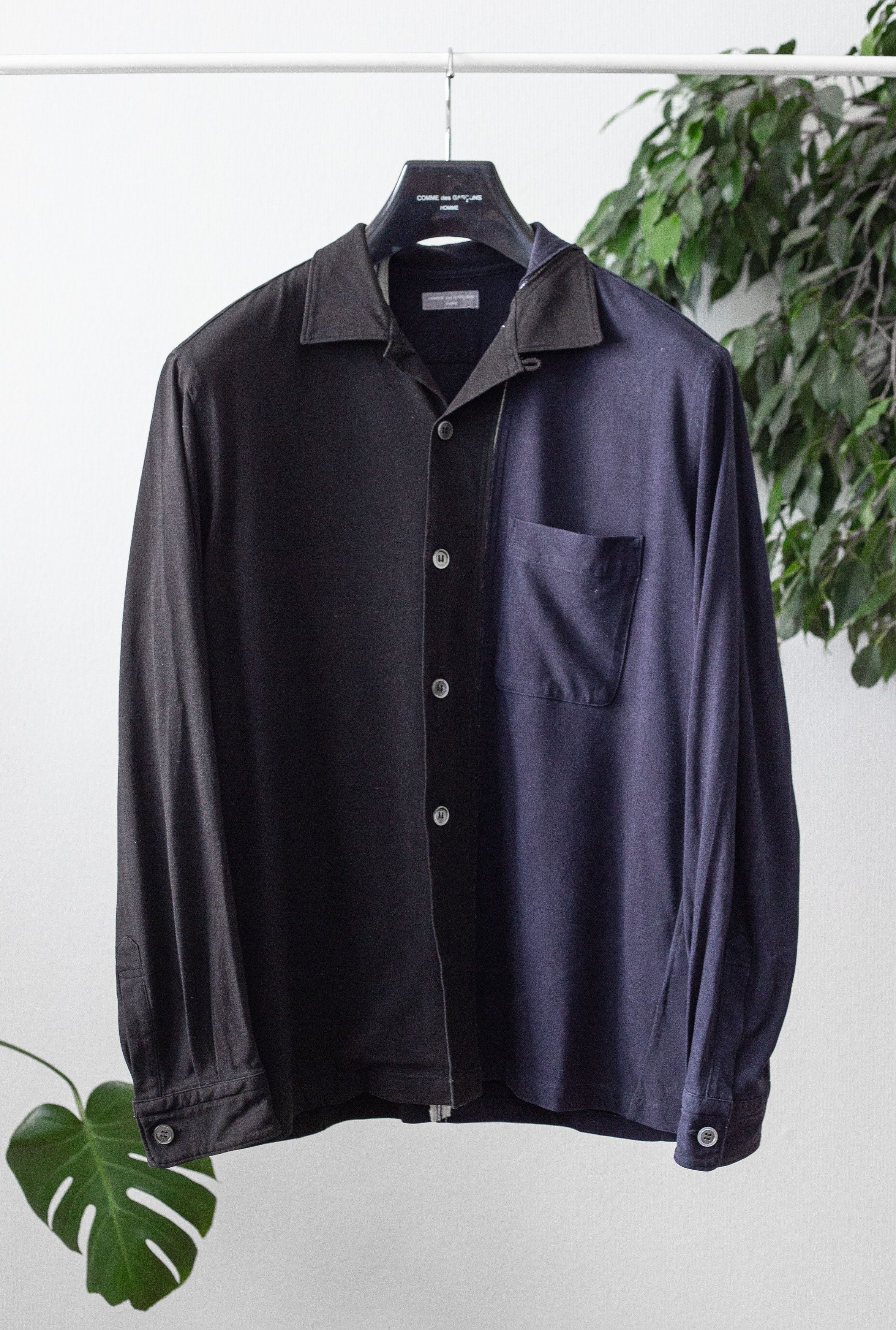 Comme des Garcons Homme 2001SS two-tone design shirt Size US S / EU 44-46 / 1 - 1 Thumbnail