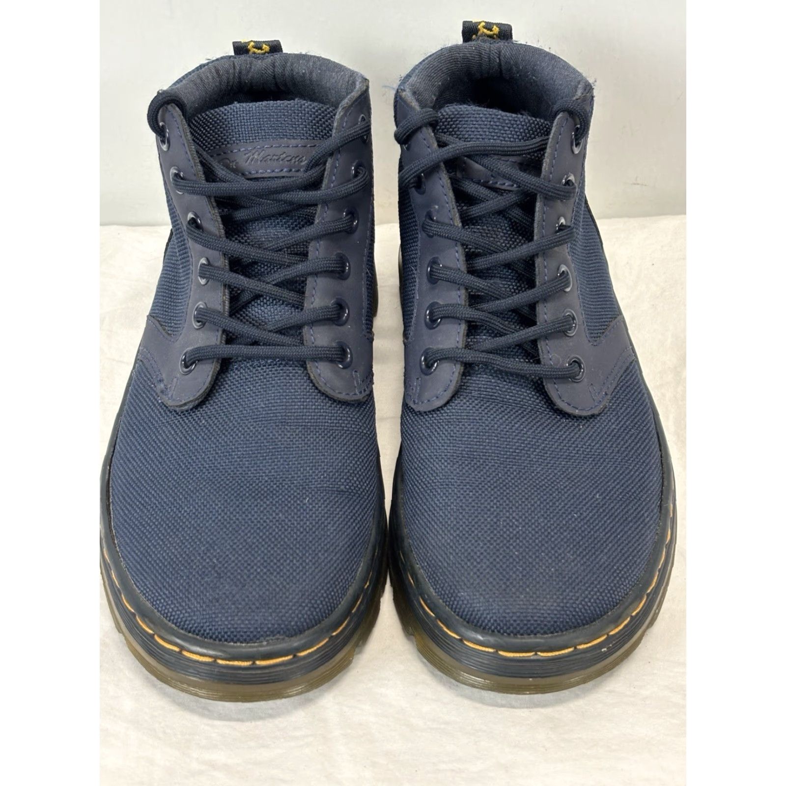 Dr. Martens VINTAGE Dr. Martens Canvas Bonny Boots Sz 4 Men Indigo Blue Lace Up Combat Chelsea Footwear Size US 5 / EU 37 - 3 Thumbnail