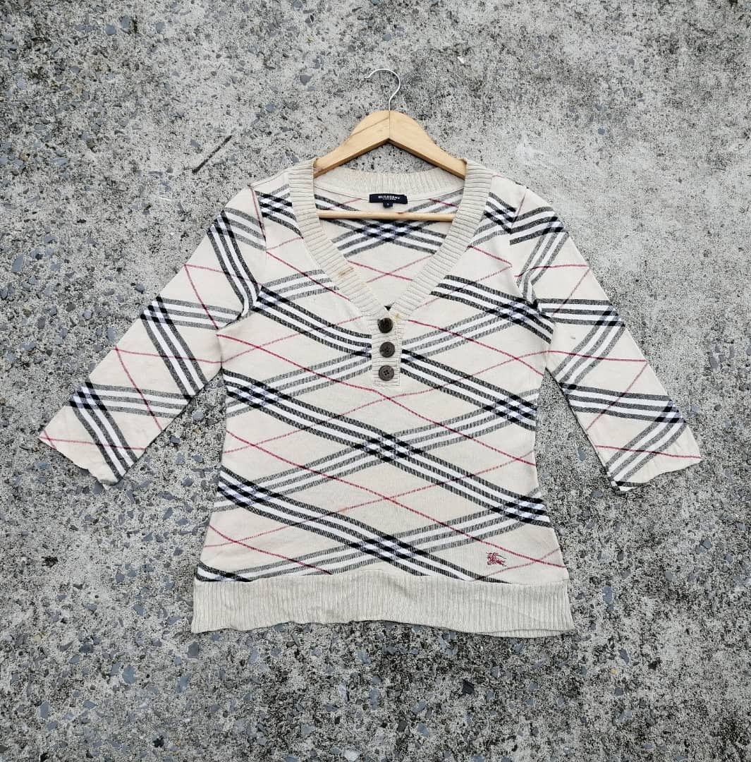 Burberry London Nova Check Knitwear