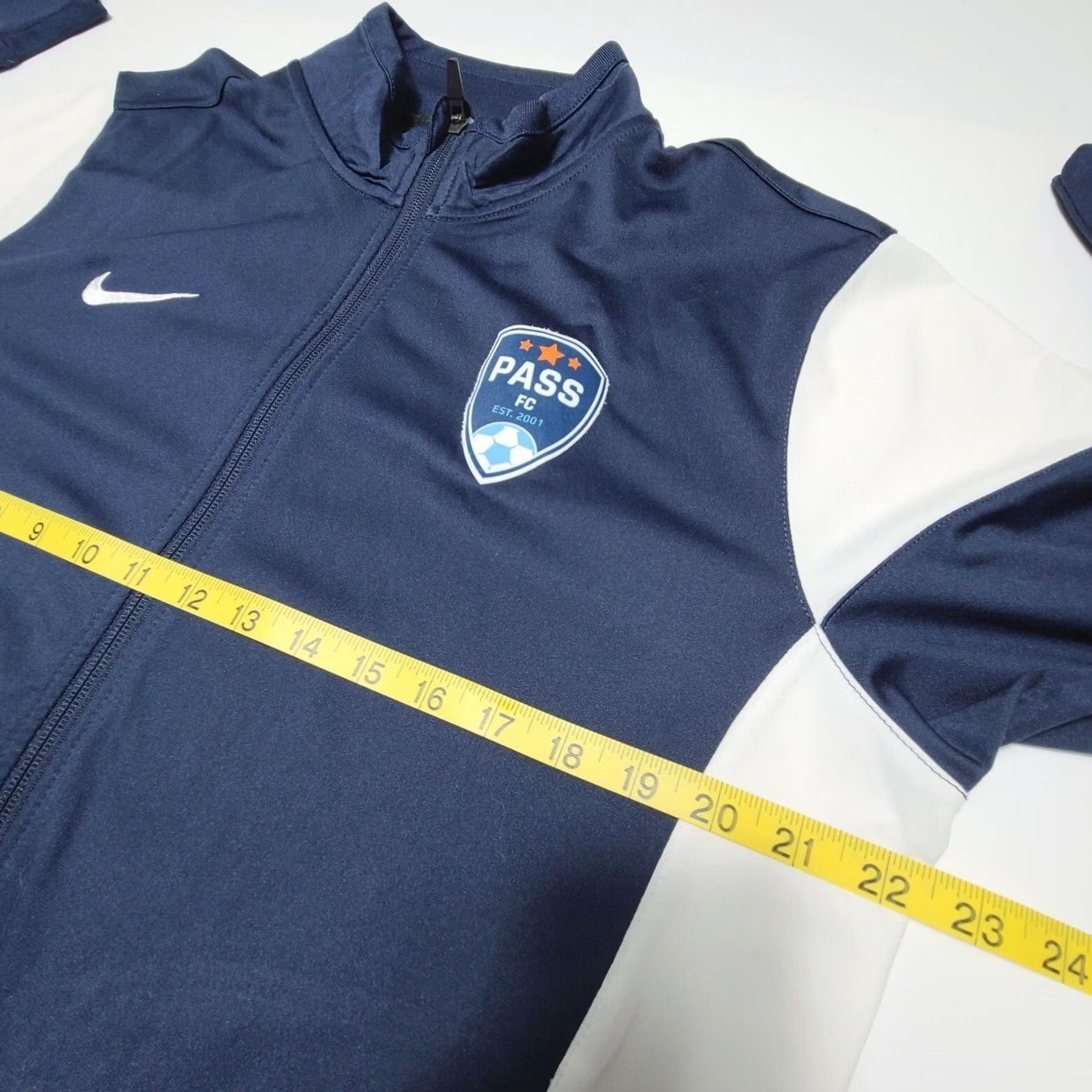 Nike Nike Dri-Fit Futbol Zip Up Jacket Team Club Camp Pass Soccer Men Size L Blue Size US L / EU 52-54 / 3 - 5 Thumbnail