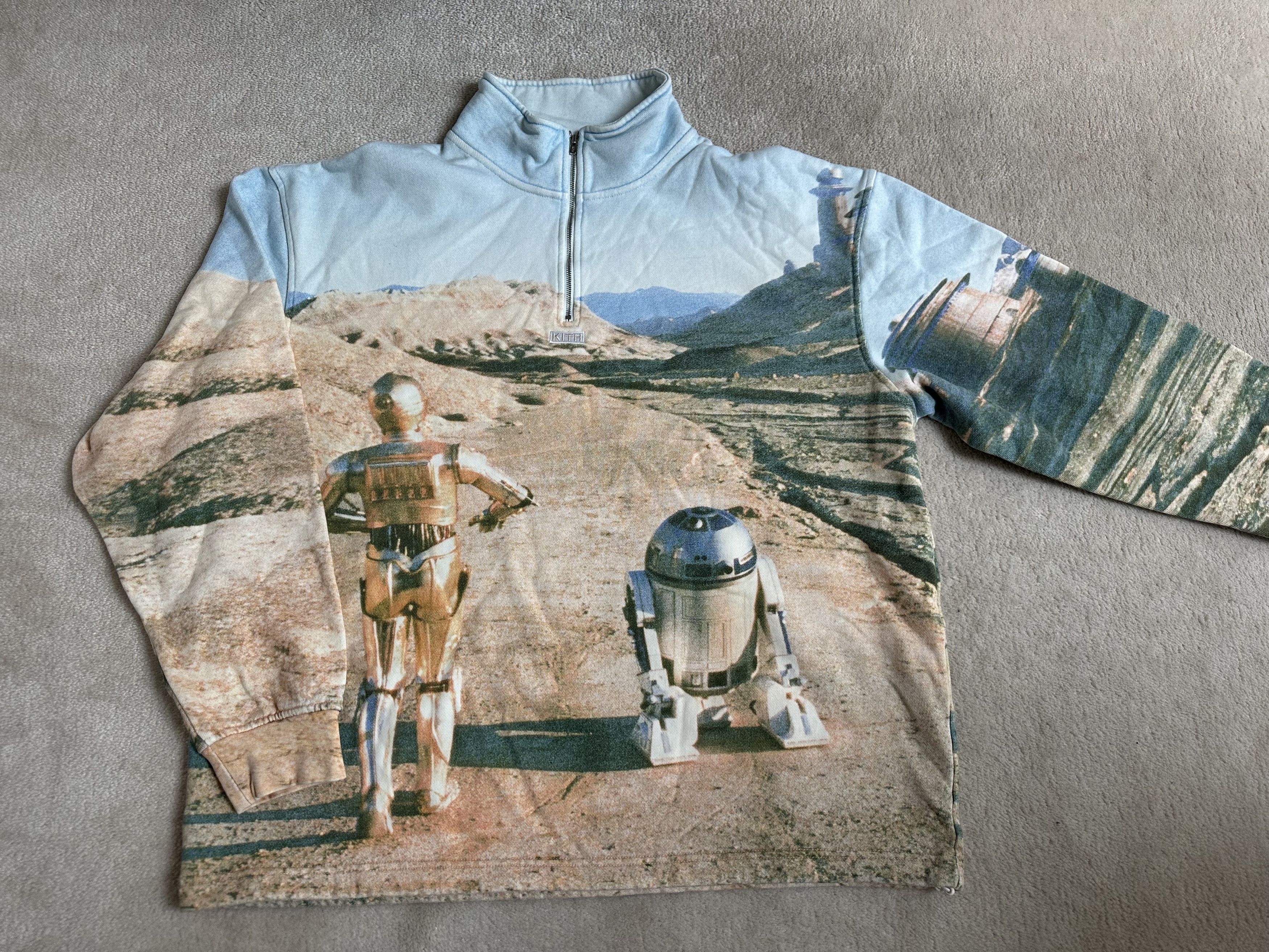 Kith × Star Wars Kith x STAR WARS Droids Quarter Zip | Grailed 