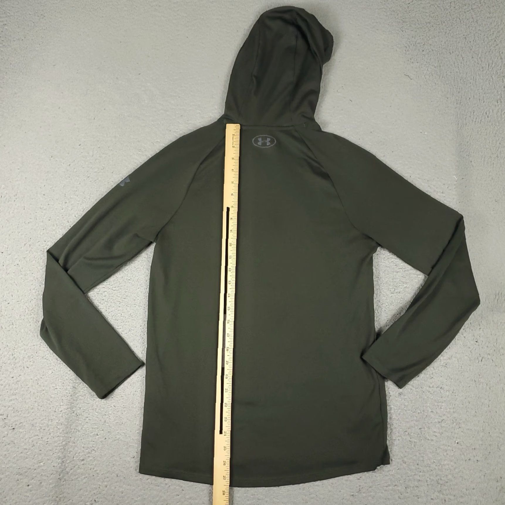 Under Armour Under armour Project Rock Shirt Mens Small Green Hoodie Pullover Long Sleeve T-Shirt Size US L / EU 52-54 / 3 - 6 Thumbnail