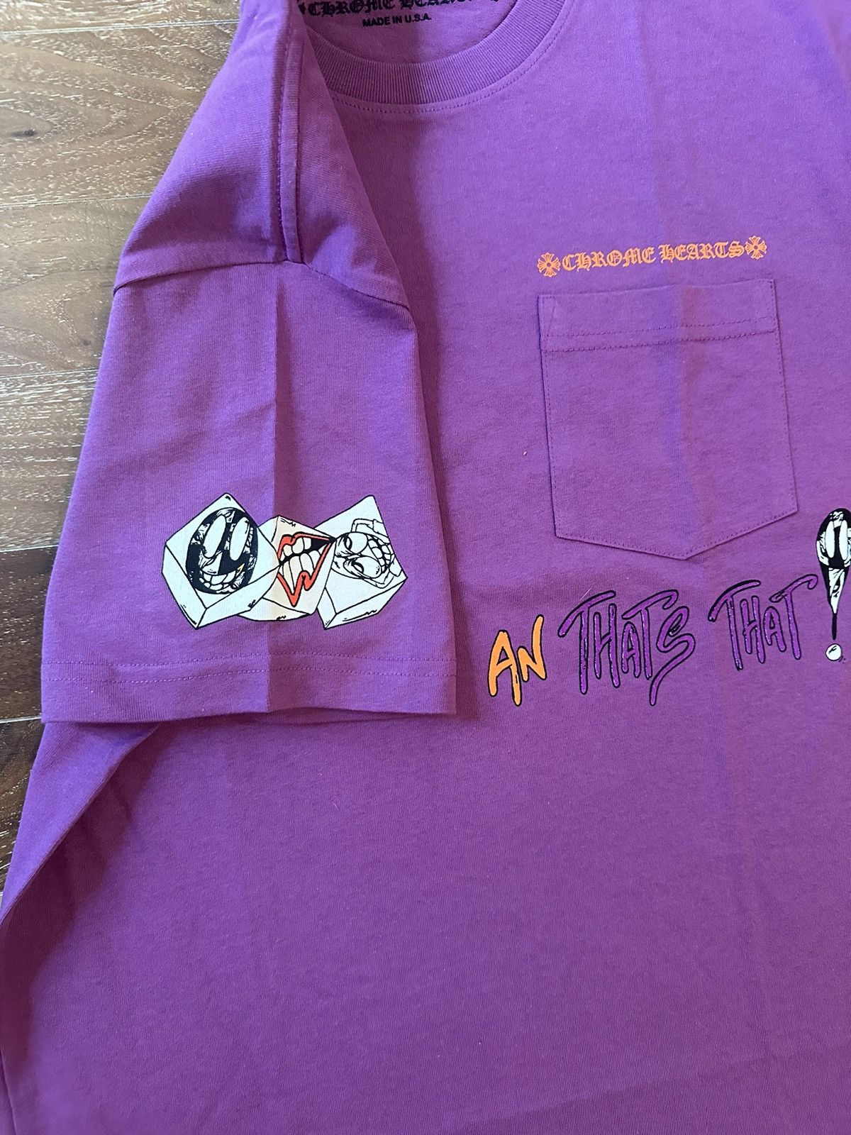 Chrome Hearts Chrome Hearts X Matty Boy Purple Tee XL Size US XL / EU 56 / 4 - 5 Thumbnail