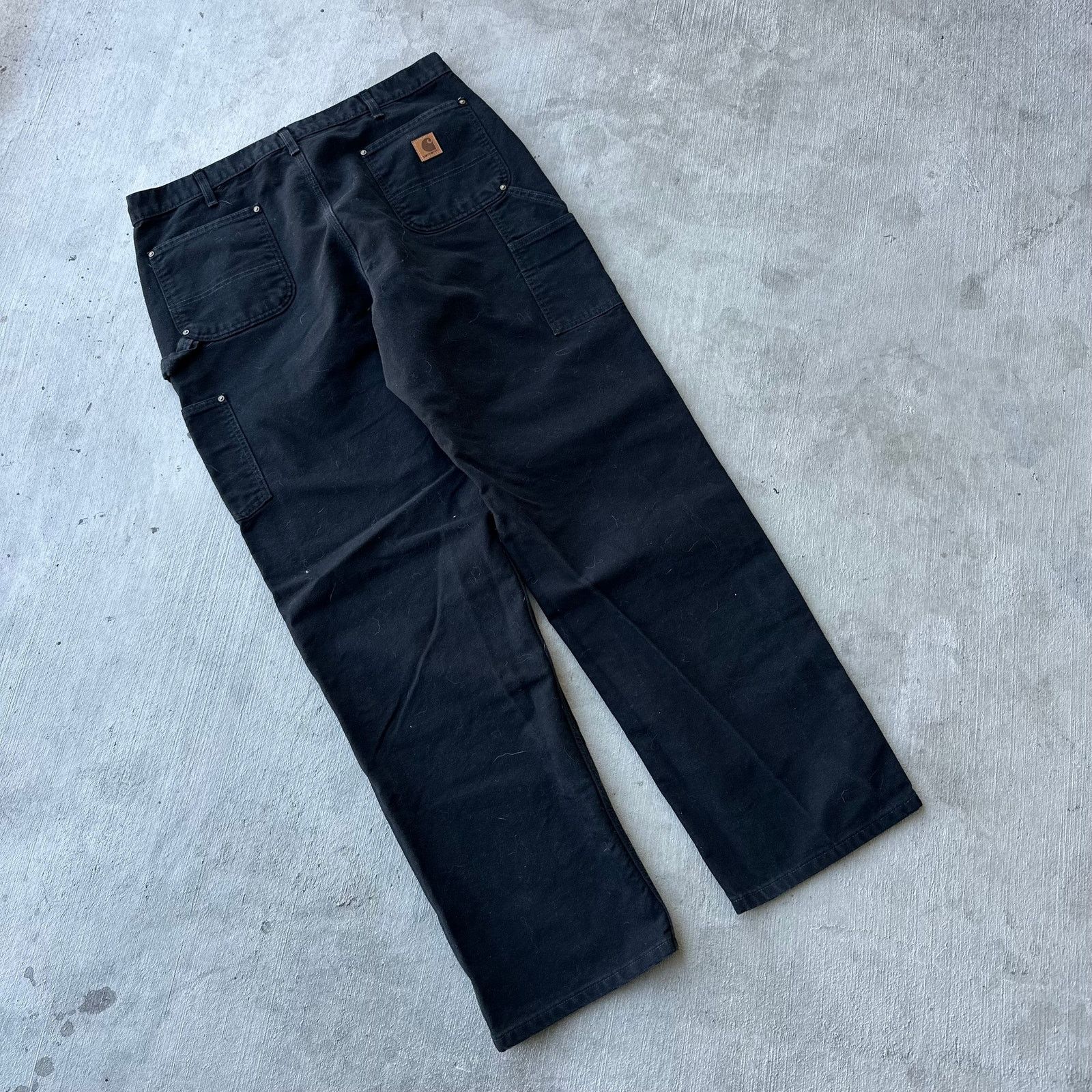 Carhartt × Vintage Carhartt black double knee work wear carpenter pants Size US 39 - 5 Thumbnail