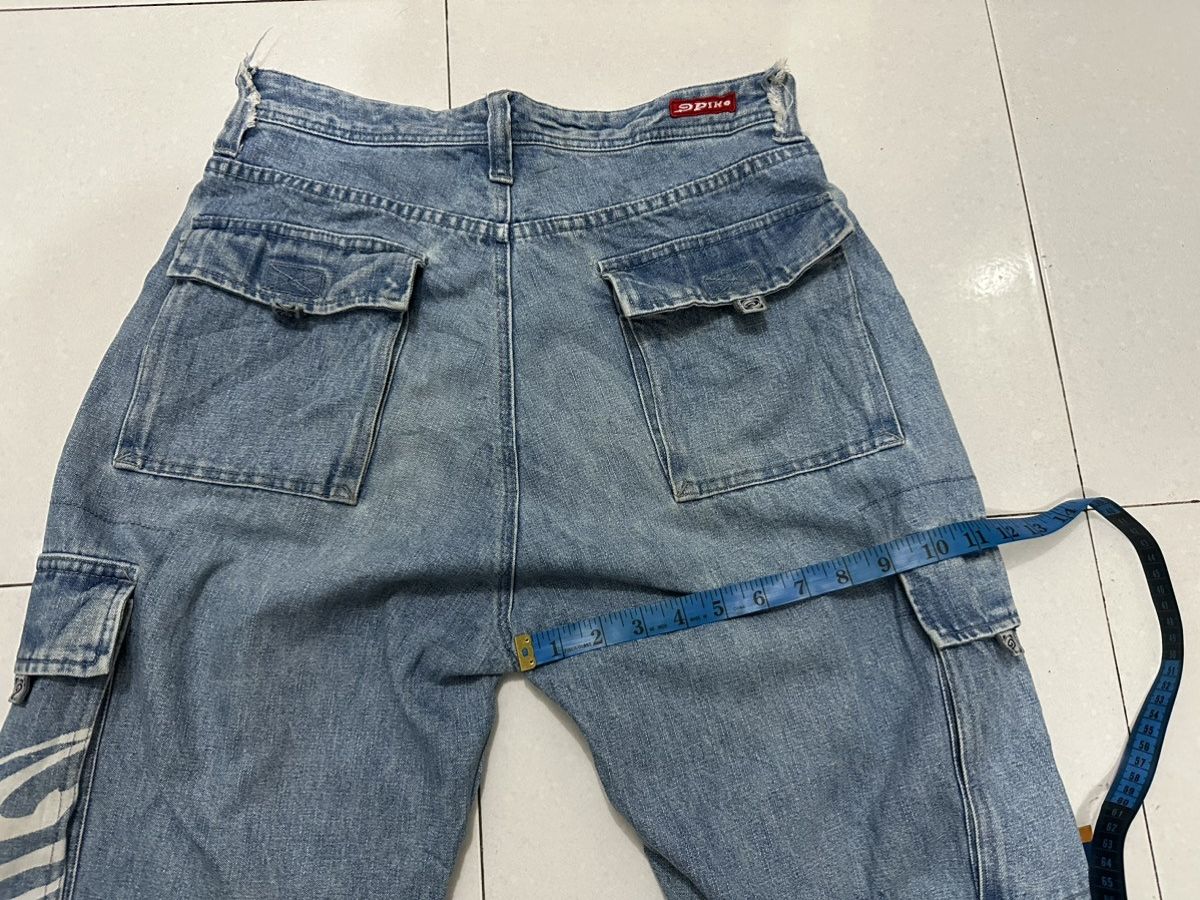 Vintage VTG PIKO Baggy Cargo Distress Pants Size US 30 / EU 46 - 14 Thumbnail