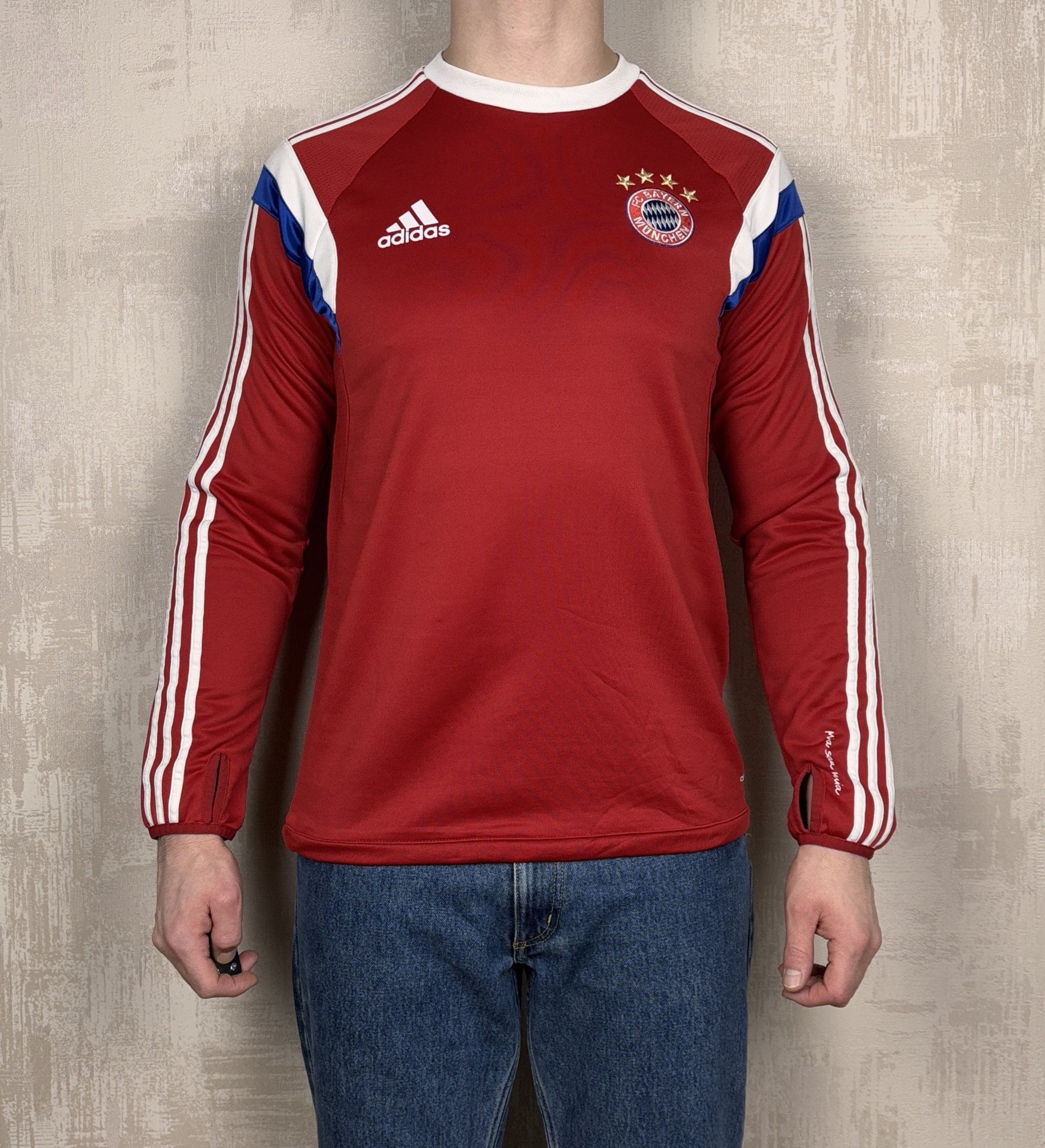 Adidas Bayern Munich 2014-15 Adidas Training Top Soccer Football Size US M / EU 48-50 / 2 - 2 Thumbnail