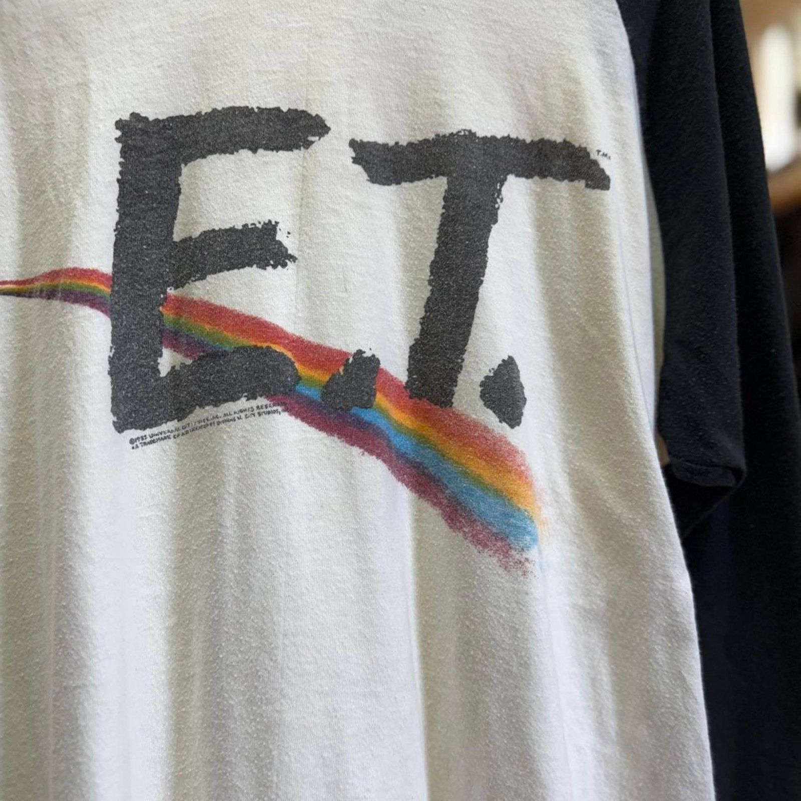 Vintage Vintage 80s ET Rainbow Movie Original Promo T-Shirt Size US XL / EU 56 / 4 - 3 Thumbnail
