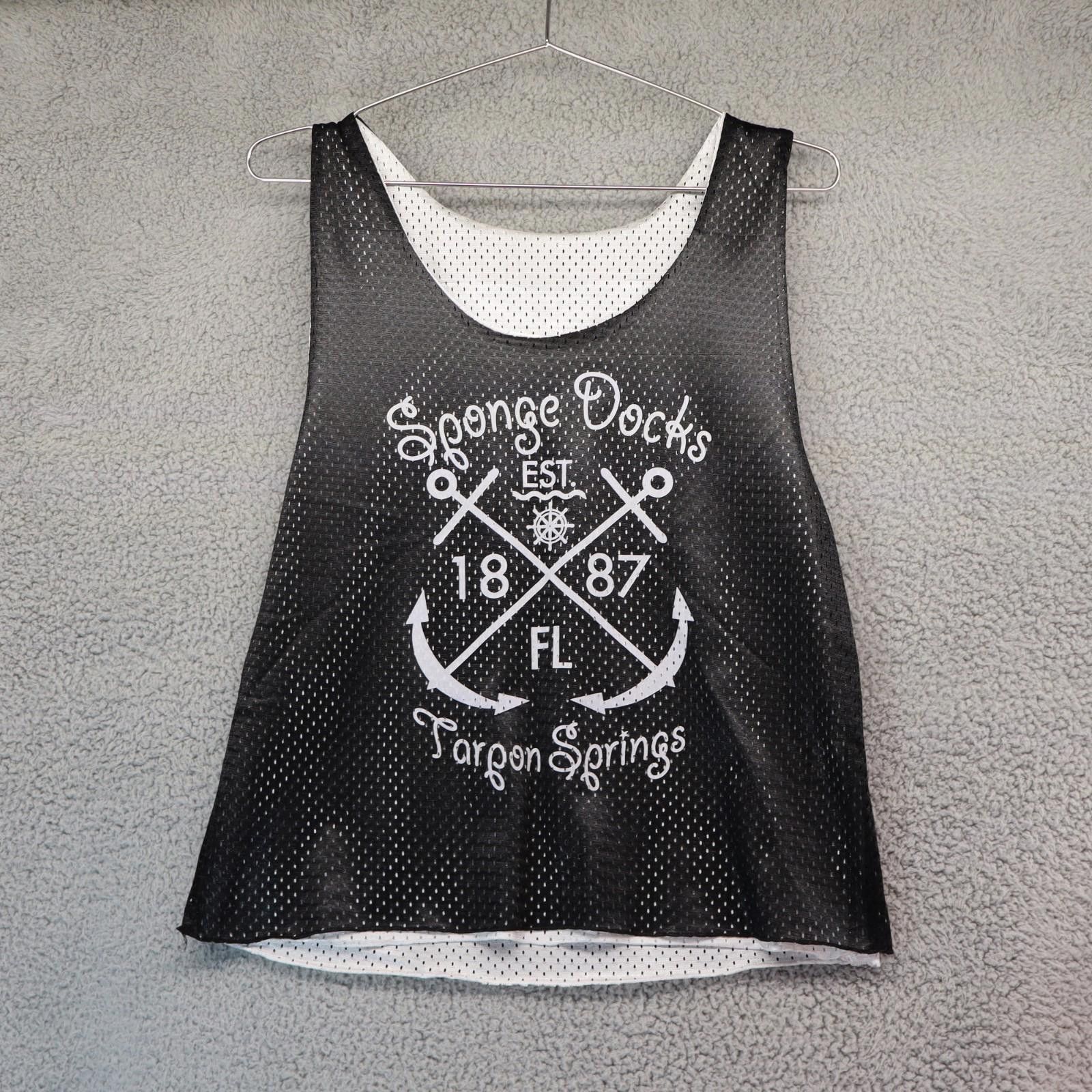 Other Exist Cropped Mesh Jersey Shirt Black Tarpon Springs medium Size M / US 6-8 / IT 42-44 - 1 Thumbnail