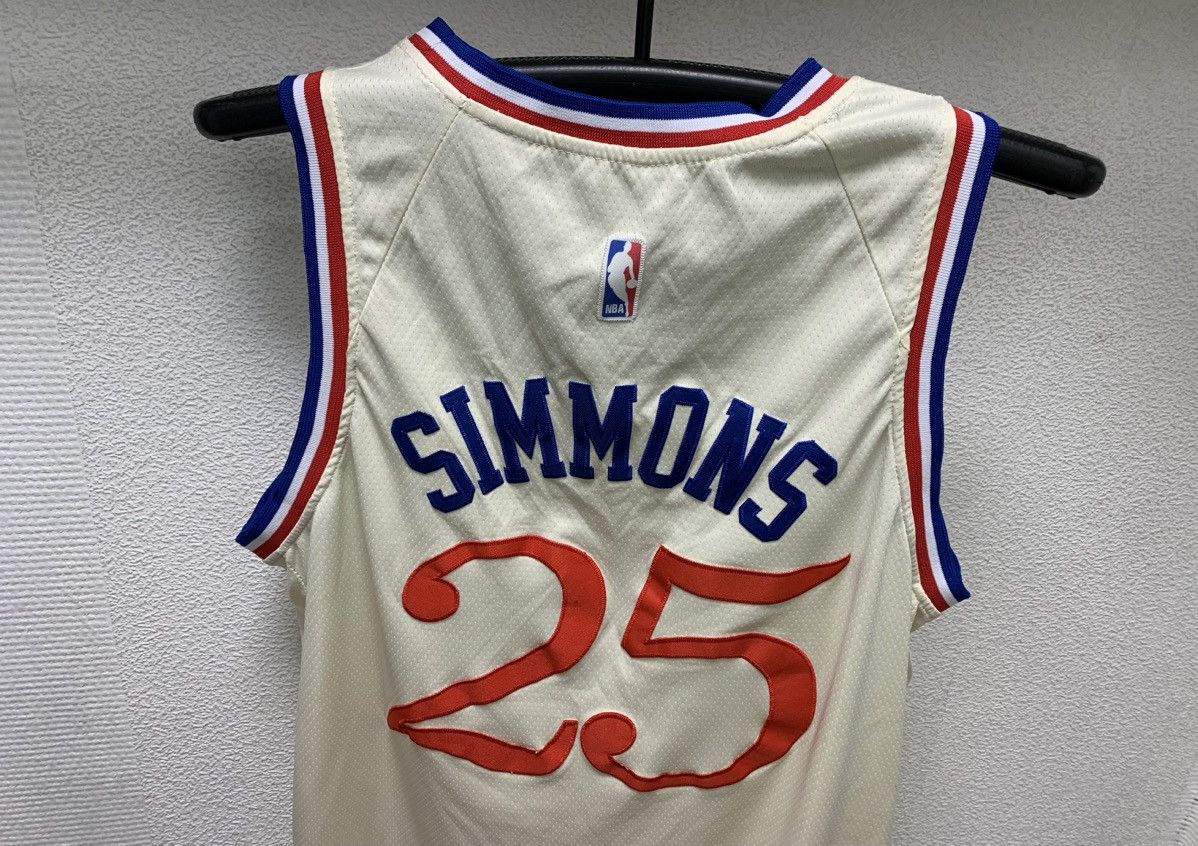 NBA Philadelphia Sixers 76 Simmons 25 NBA jersey 54 size L-Xl Size US XL / EU 56 / 4 - 8 Thumbnail