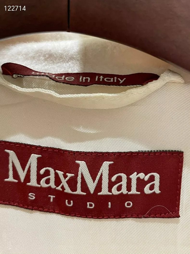 Max Mara Max Mara White wool coat Size S / US 4 / IT 40 - 6 Thumbnail
