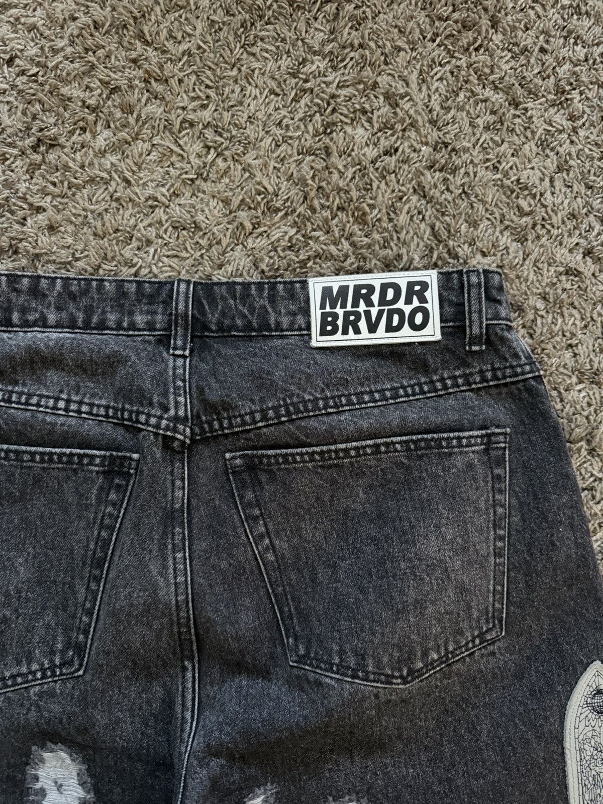 Who Decides War Who Decides War black washed jeans Size US 34 / EU 50 - 5 Thumbnail