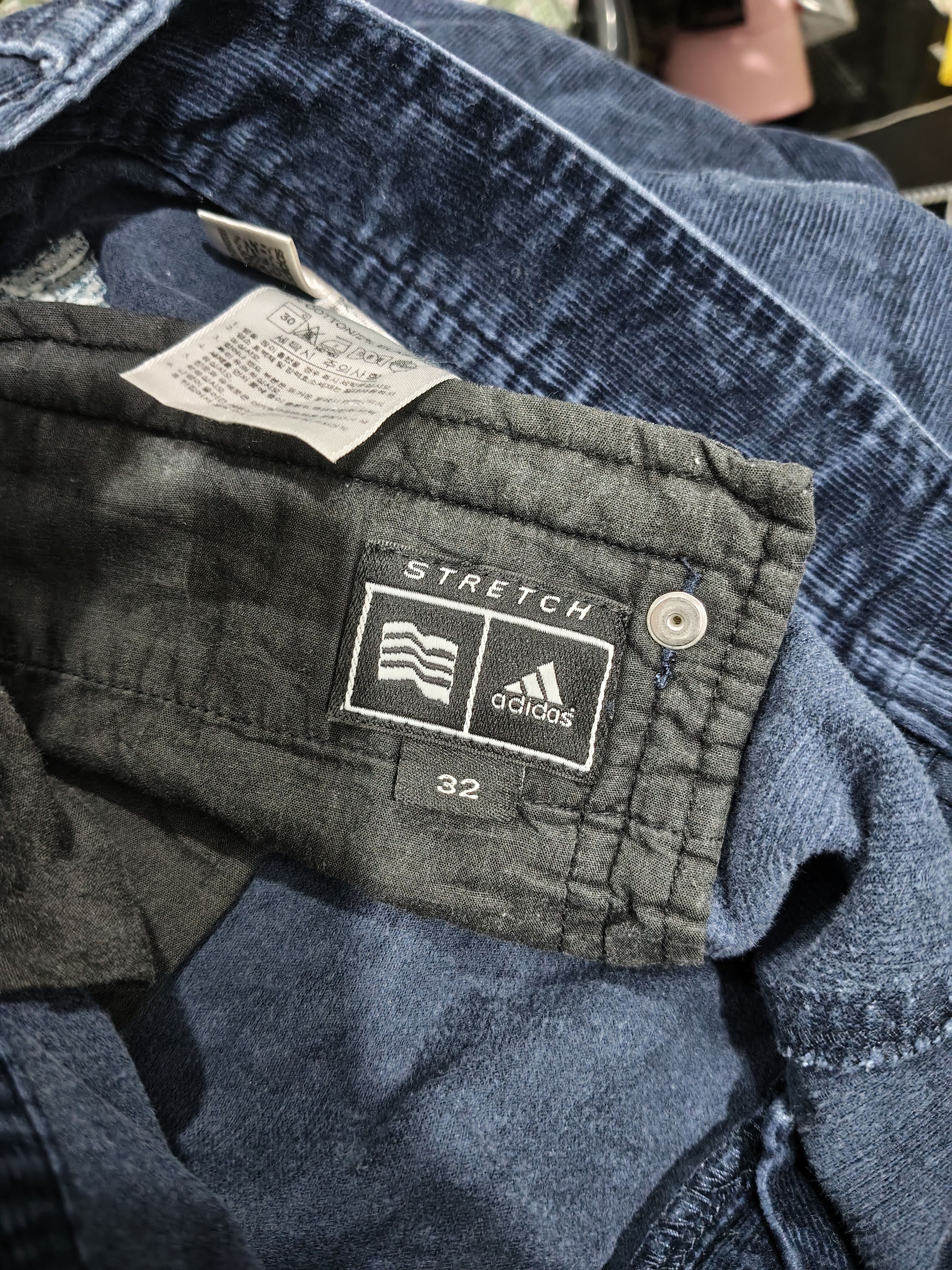 Adidas ADIDAS PANTS CORDUROY BLUE Size US 32 / EU 48 - 6 Thumbnail