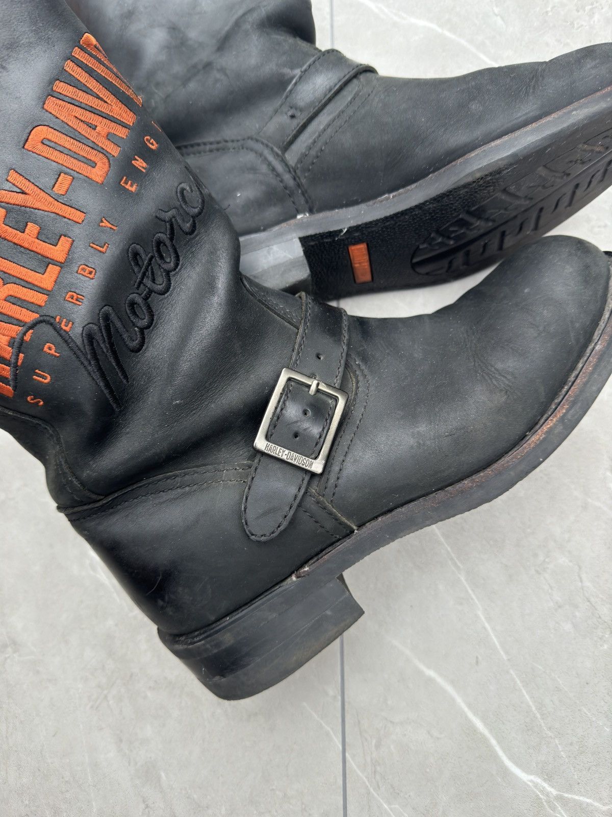 Vintage Vintage Harley Motorcycle Engineering Boots Size US 10 / EU 43 - 11 Thumbnail