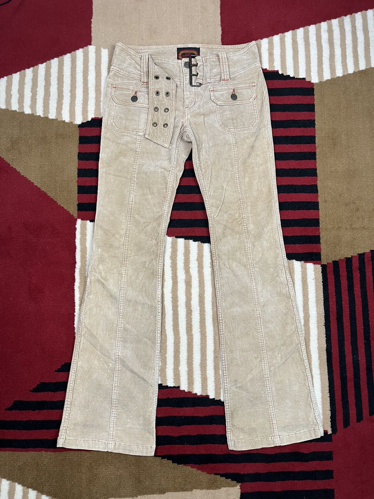 20471120 Hysteric Glamour Corduroy Bootcut Pants Size US 28 / EU 44 - 3 Thumbnail
