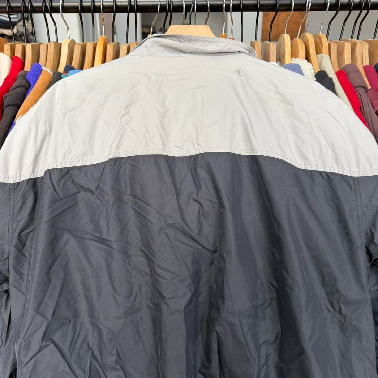 Nike Vintage Y2K Nike Track Jacket Distressed Grey Size US XL / EU 56 / 4 - 8 Thumbnail