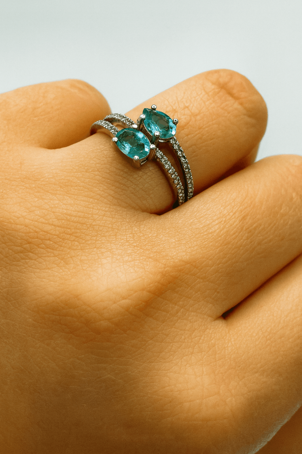 Sterling Silver Vintage 925 Sterling Silver Jewelry Set – Ring & Earrings Size ONE SIZE - 11 Thumbnail