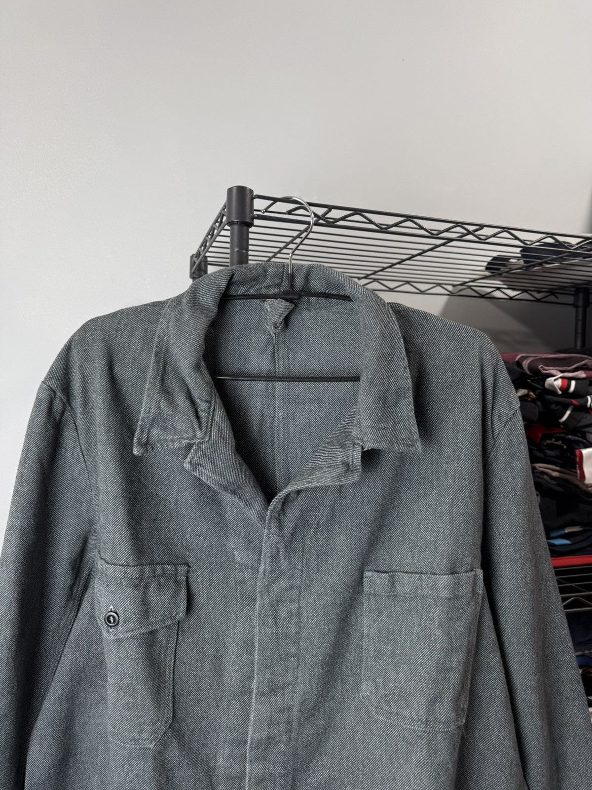 Le Laboureur Rare! 70’s Vintage France Work Jacket Military Size US L / EU 52-54 / 3 - 2 Thumbnail