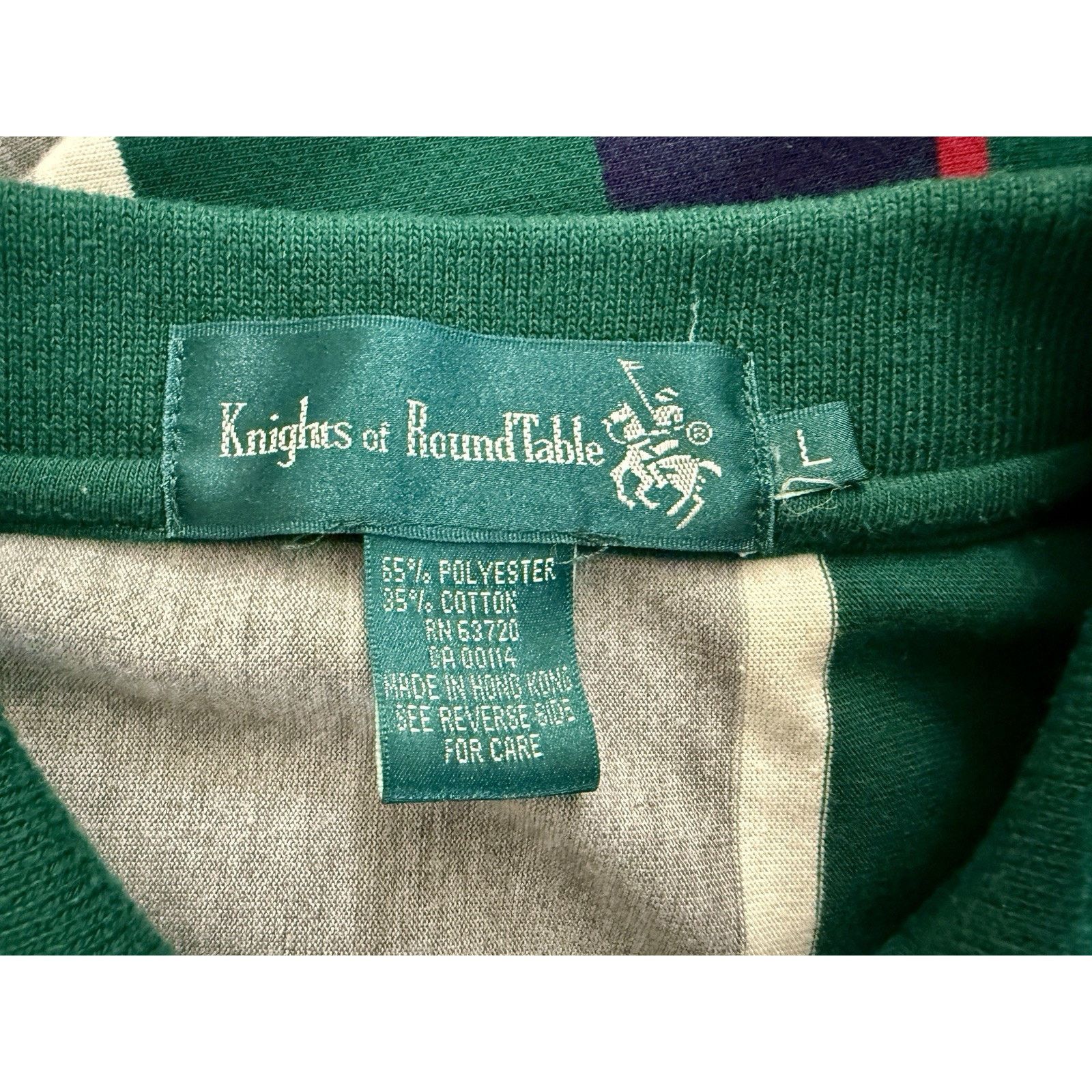 Other Vintage Knights of the Round Table Men’s Polo Rugby LS L Size US L / EU 52-54 / 3 - 9 Thumbnail