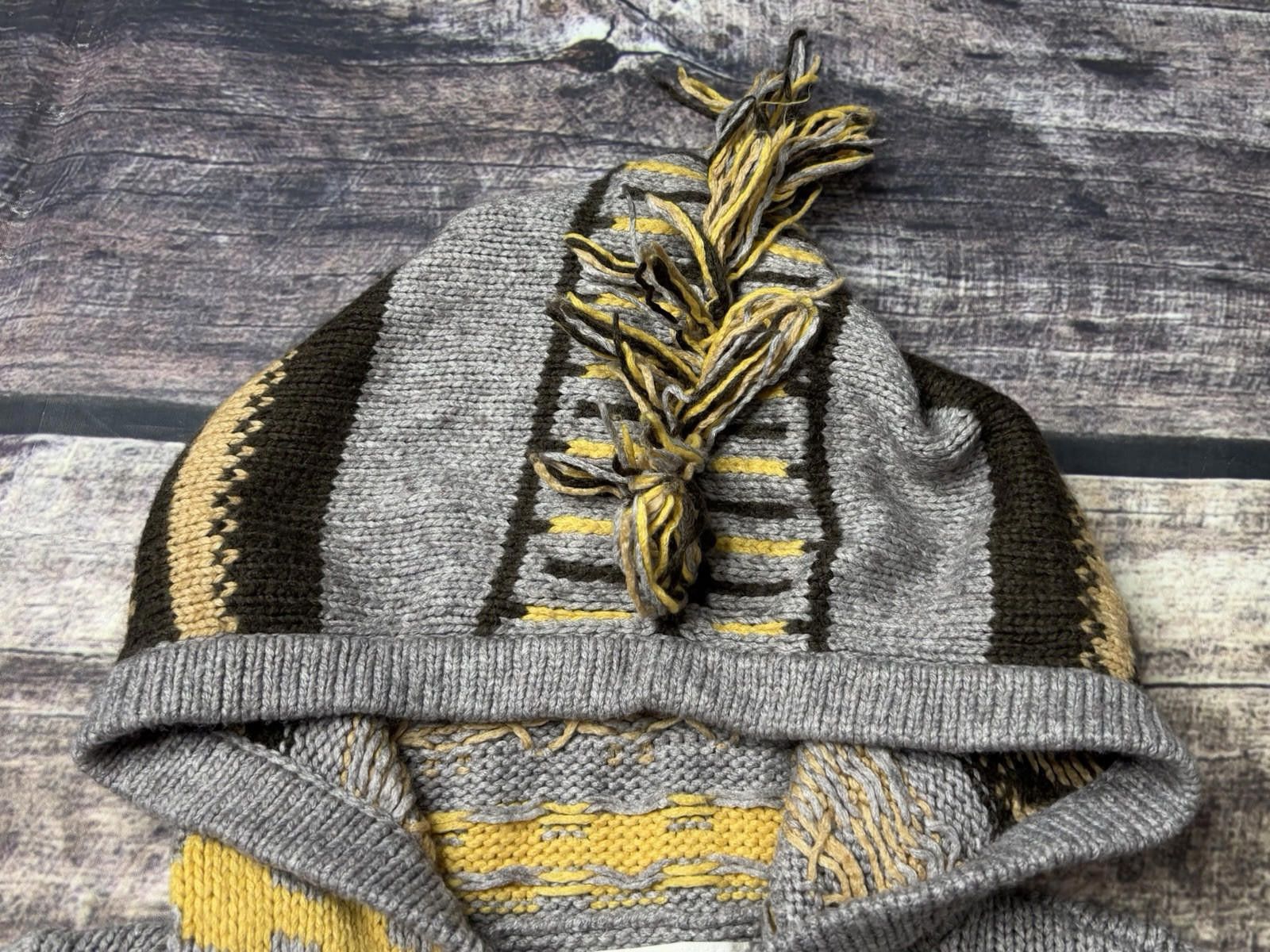 Anthropologie Anthropologie Sparrow Sweater Women Small Tassle Hoodie Wool Size S / US 4 / IT 40 - 5 Thumbnail
