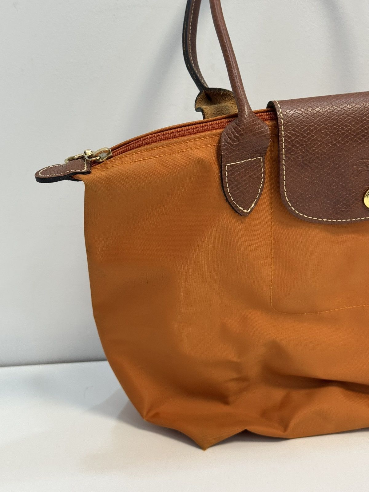 Longchamp Vintage Longchamp women's orange Bag Size ONE SIZE - 5 Thumbnail