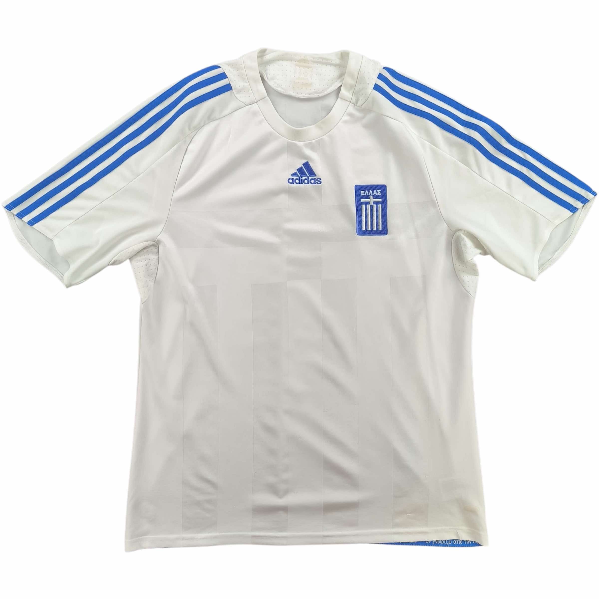 Adidas Greece 2008-10 Adidas home football jersey shirt size L Size US L / EU 52-54 / 3 - 1 Thumbnail