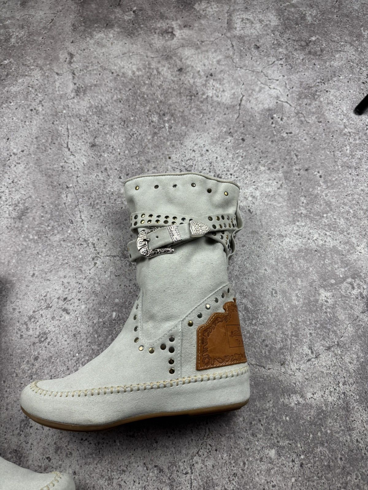 Japanese Brand To be Fashion Y2K Suede Japanesse Glamour Vintage Boots Rare Size US 6 / IT 36 - 11 Thumbnail