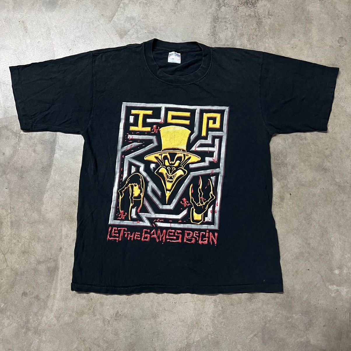 Band Tees × Rap Tees × Vintage Vintage 90’s Insane Clown Posse “ICP” 🇺🇸 Rap T-Shirt Size US L / EU 52-54 / 3 - 5 Thumbnail