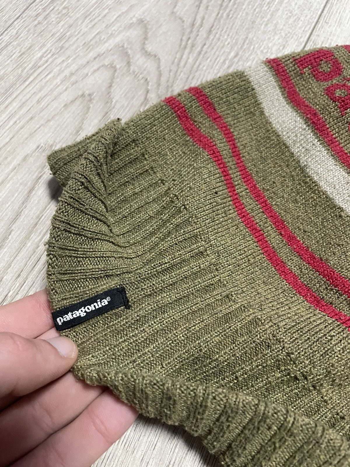 Patagonia × Vintage Vintage Patagonia Hat 90s Knit Y2K Outdoor Size ONE SIZE - 6 Thumbnail