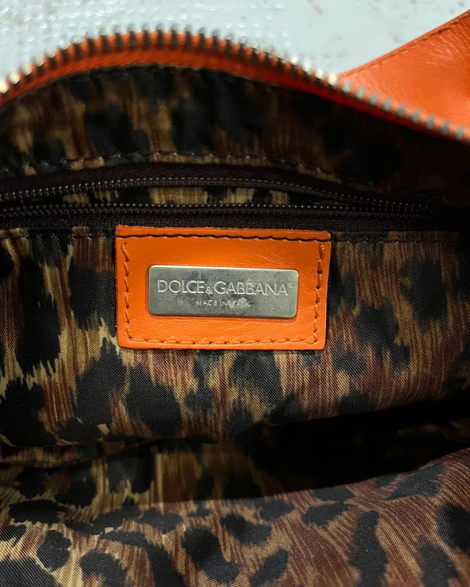 Dolce & Gabbana AW2003 Dolce & Gabbana Orange Leather Bondage Shoulder Bag Size ONE SIZE - 12 Thumbnail