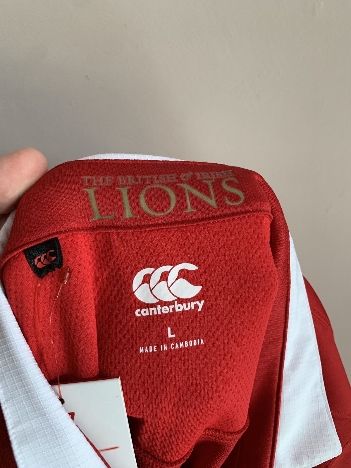 Canterbury of New Zealand British and Irish Lions 2017 Rugby Union Shirt Canterbury L Size US L / EU 52-54 / 3 - 10 Thumbnail