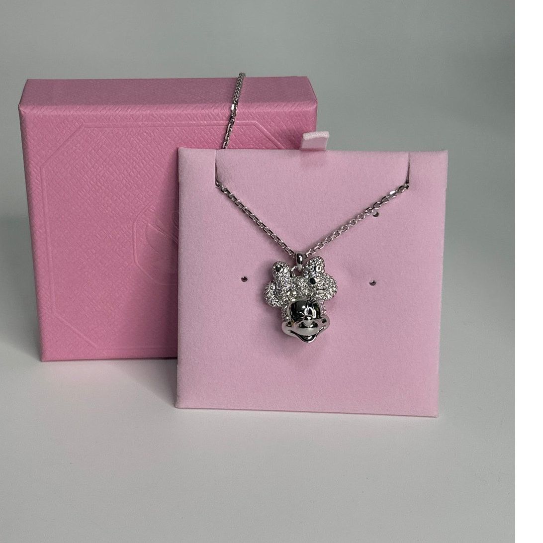 Swarovski Swarovski Disney Minnie Mouse Crystal Pendant Necklace Size ONE SIZE - 7 Thumbnail