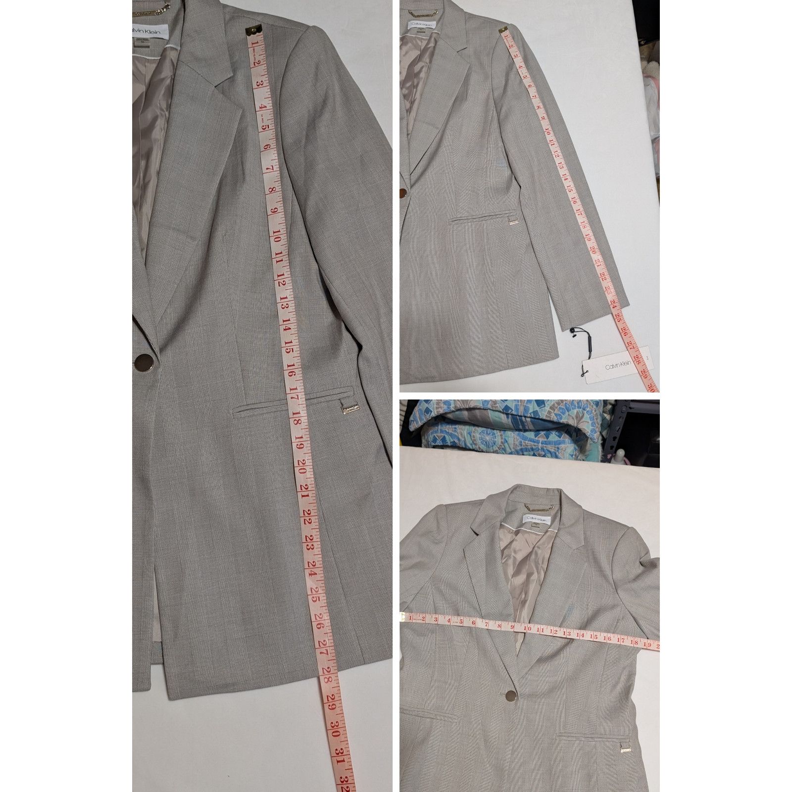 Calvin Klein Calvin Klein Jeans Women’s Oversized Drop-Shoulder Blazer 10 Size L / US 10 / IT 46 - 8 Thumbnail