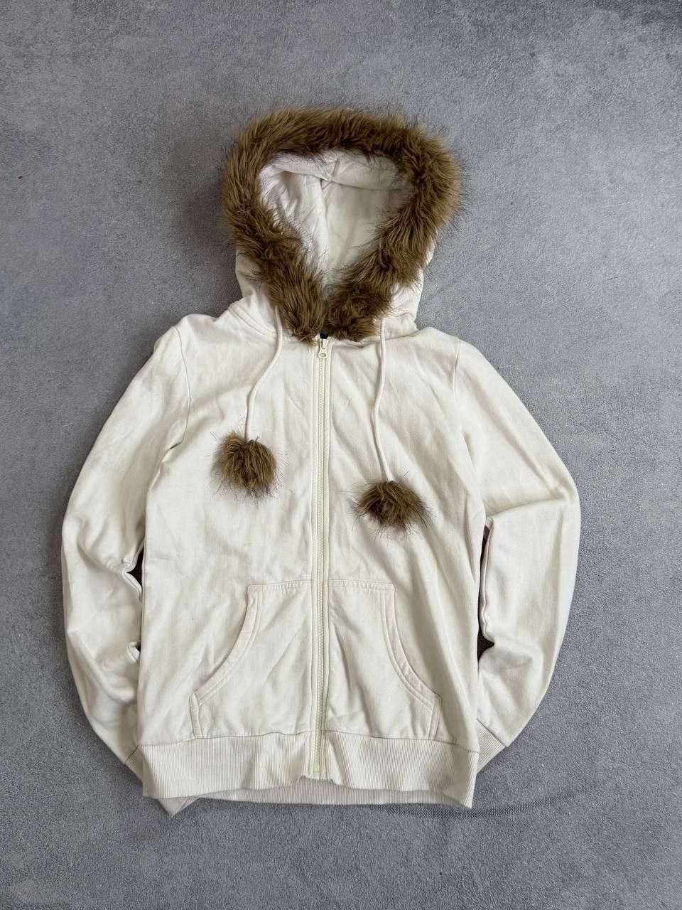 Japanese Brand VTG Faur Fur Avant-Garde Y2K Hoodie Retro Fell Size US S / EU 44-46 / 1 - 3 Thumbnail