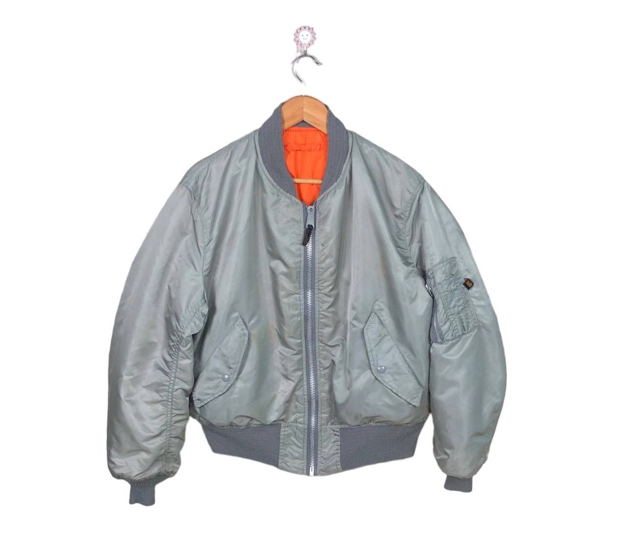 Vintage Alpha Industries MA-1 Flight Jacket Bomber Jacket