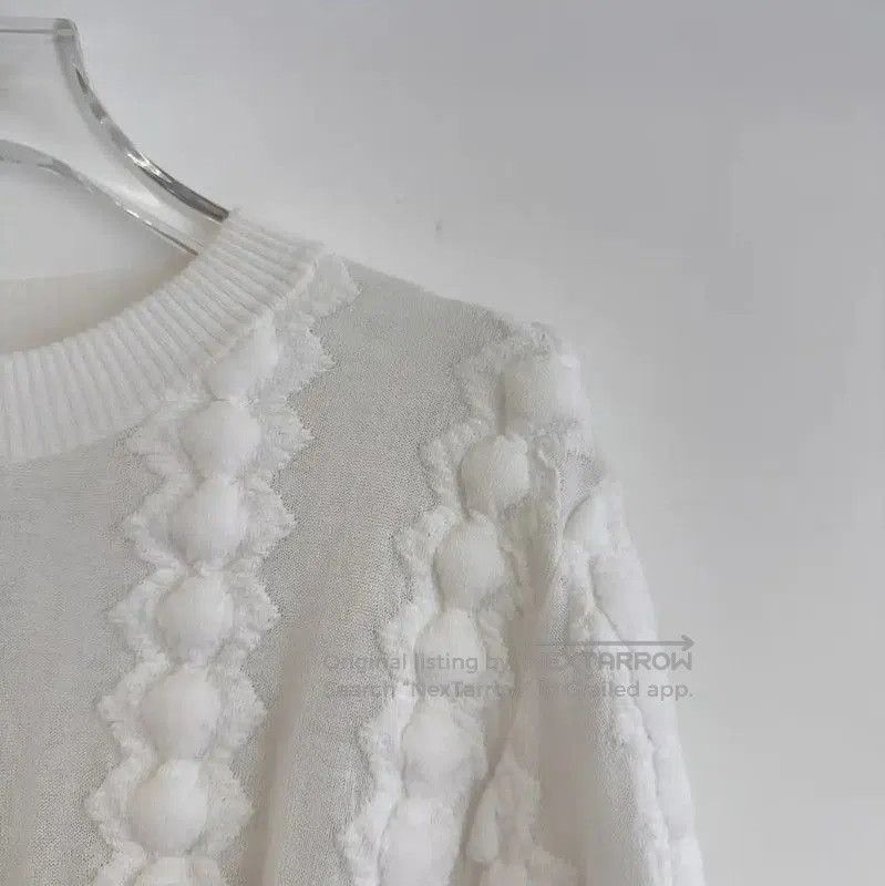 Chanel Chanel White Cotton Blend Long Sleeve Sweater . Size S / US 4 / IT 40 - 5 Thumbnail