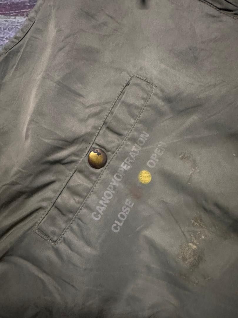 Alpha Industries Vtg🔥Us Air Force Ma-1 Bomber Vest Zipper Jacket Size US M / EU 48-50 / 2 - 9 Thumbnail