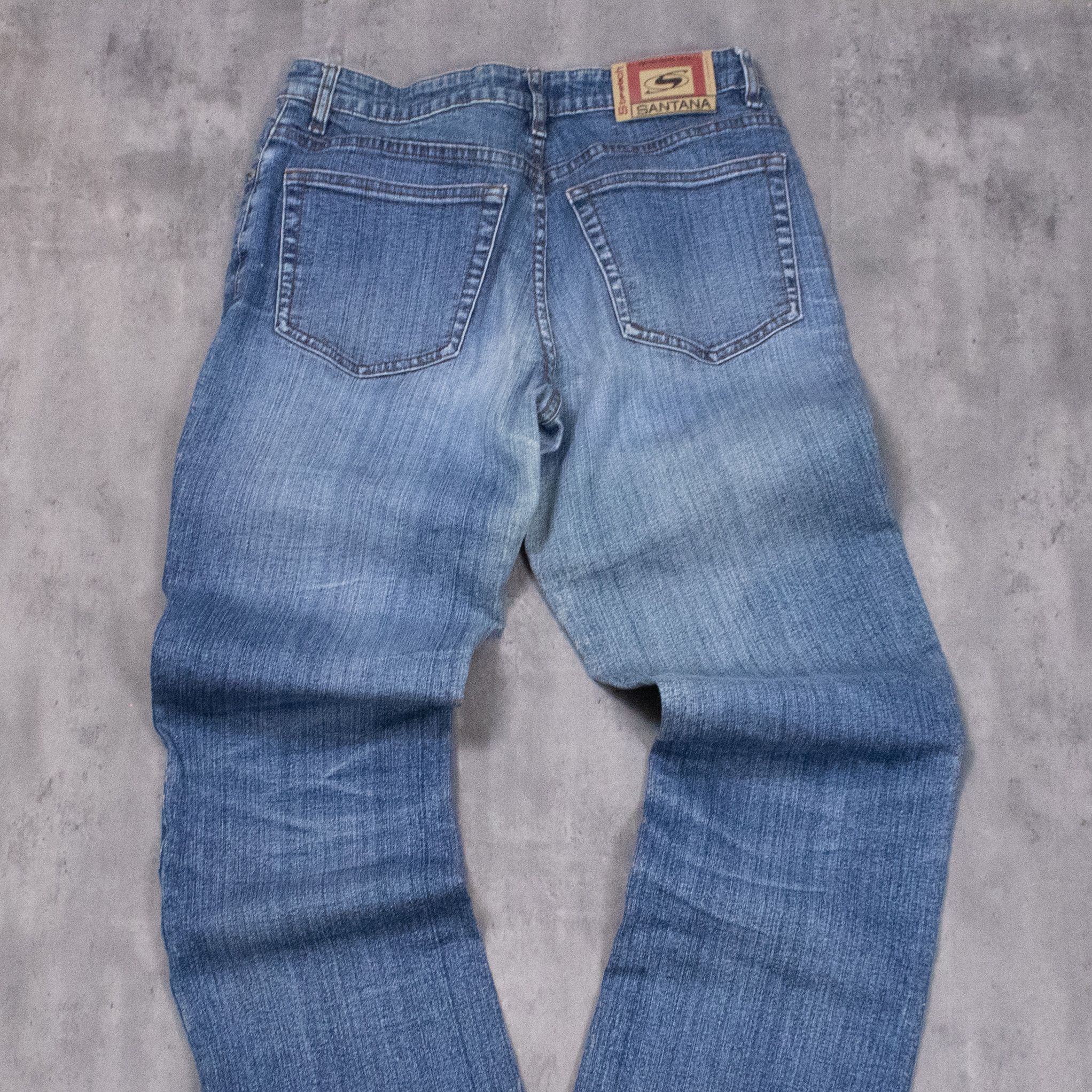 Japanese Brand Y2K's 00's Low Rise Relax Fit Boot Cut Flair Denim Pant's Size US 28 / EU 44 - 8 Thumbnail