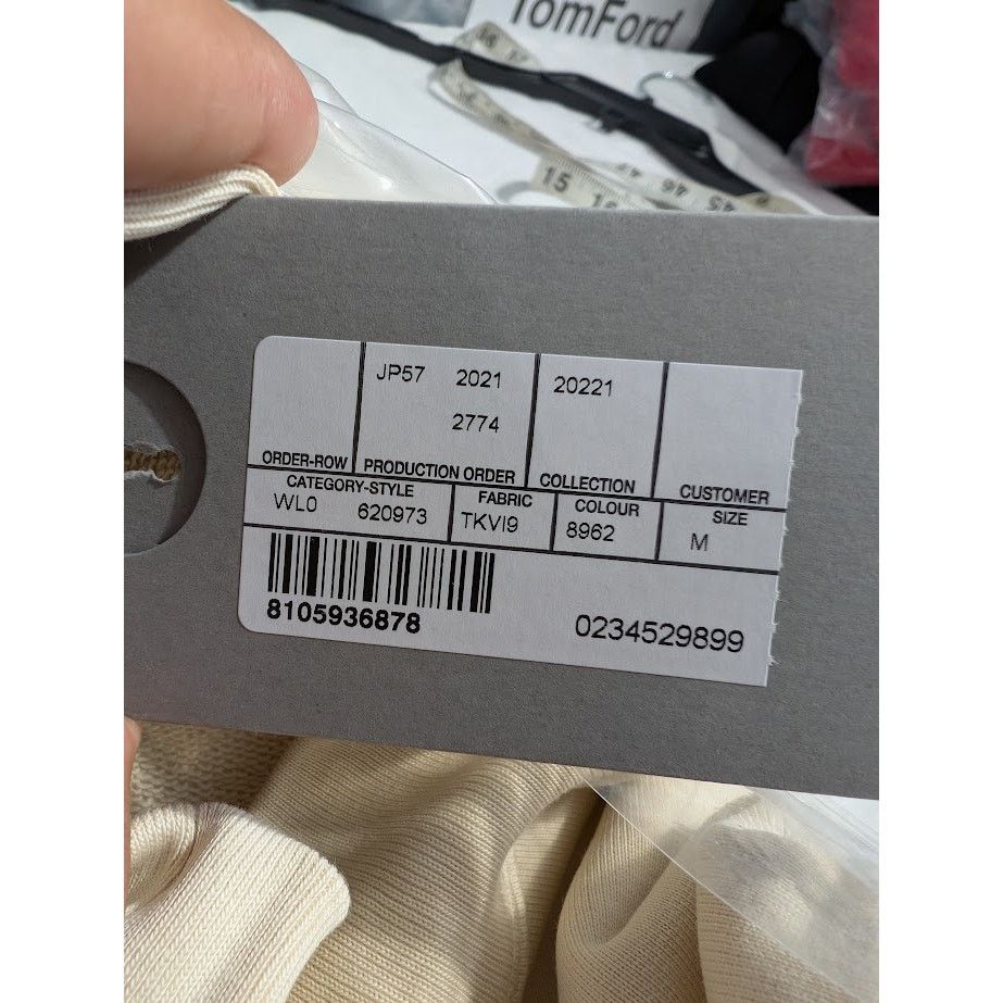 Balenciaga o1rshd1 Hoodie Embroider Pol Bouclette in Cream/Black/Blue Size US M / EU 48-50 / 2 - 14 Thumbnail