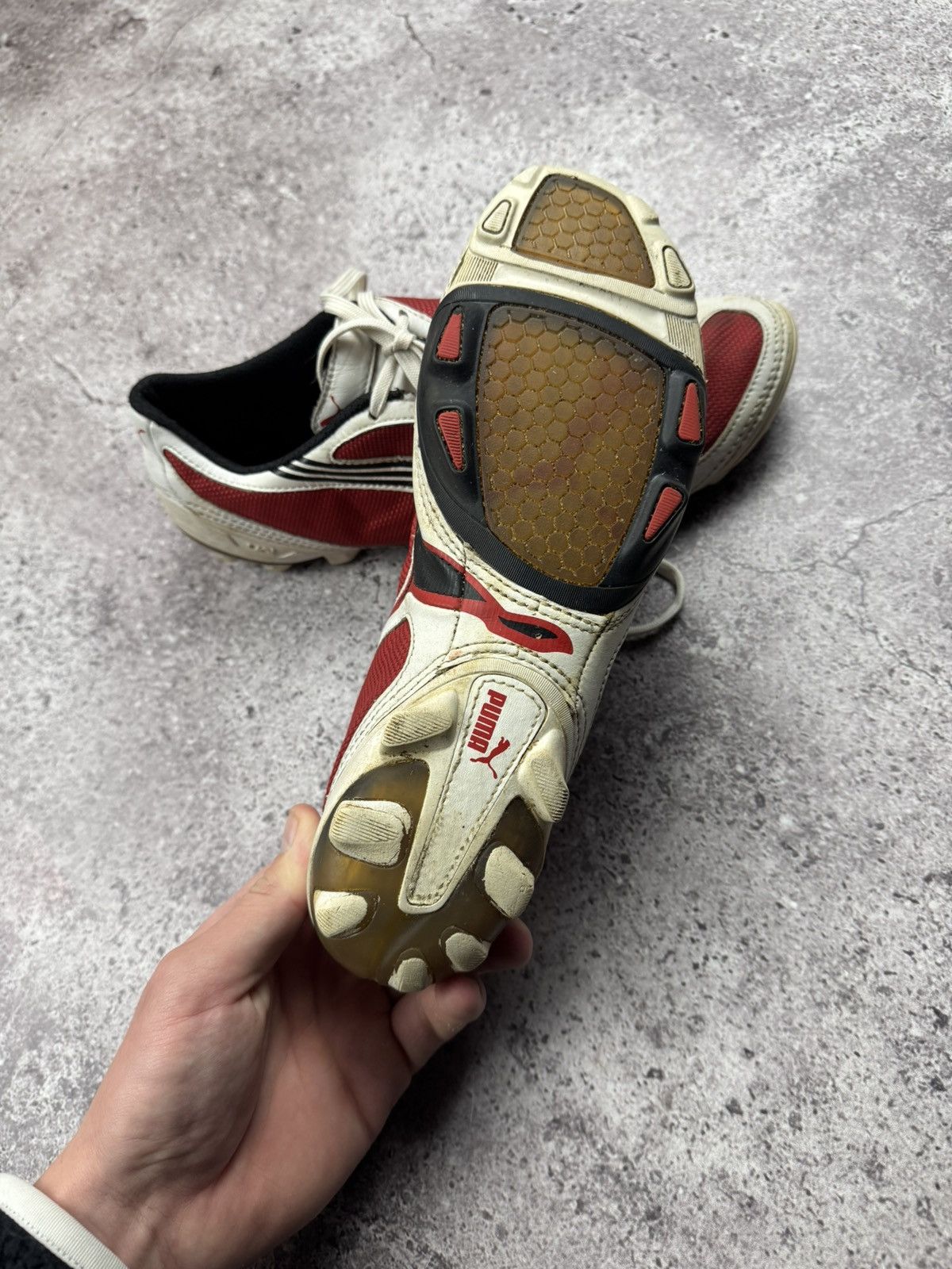Maison MIHARA YASUHIRO × Puma Vintage 2000 Archive Puma V1.08 Soccer Football Bloke Cleats Size US 9 / EU 42 - 12 Thumbnail