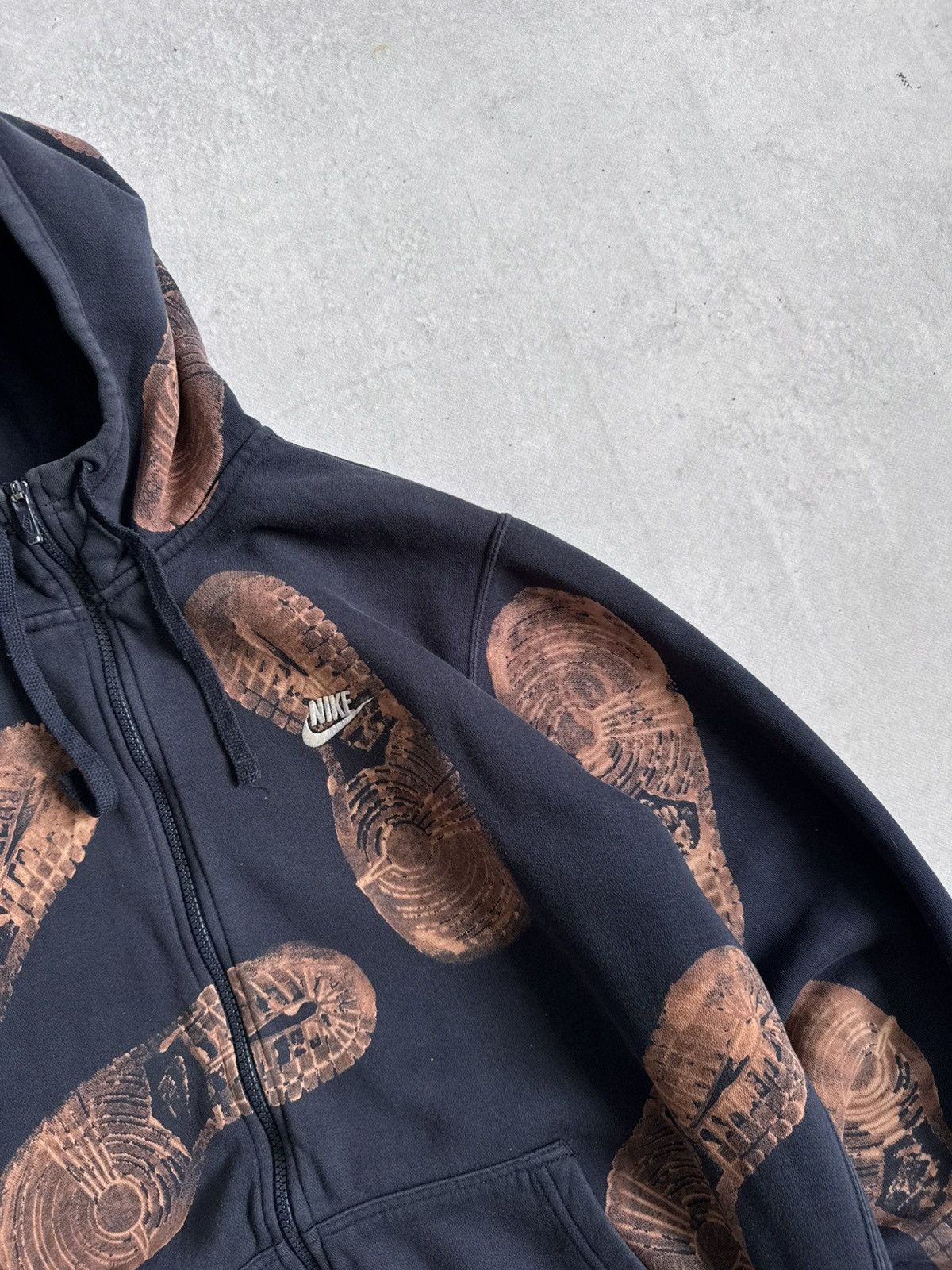 Nike Vintage Nike Dunk Step Custom Print Y2K Oversized Zip Hoodie Size US XL / EU 56 / 4 - 5 Thumbnail