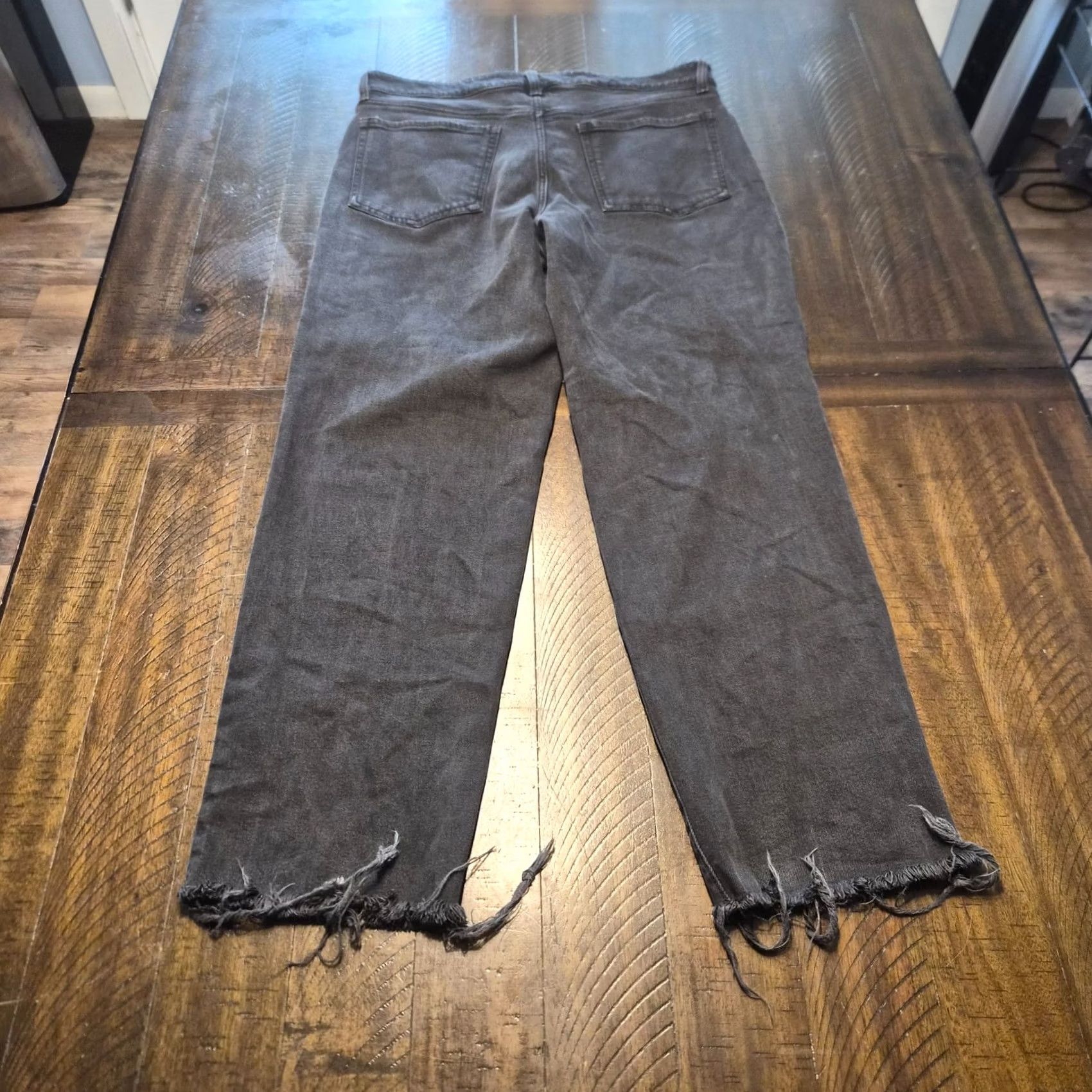 Old Navy Old Navy High Rise O.G. Loose Secret Smooth Pockets Denim Jeans Size 14 Black Womens Size 36" / US 14 / IT 50 - 5 Thumbnail