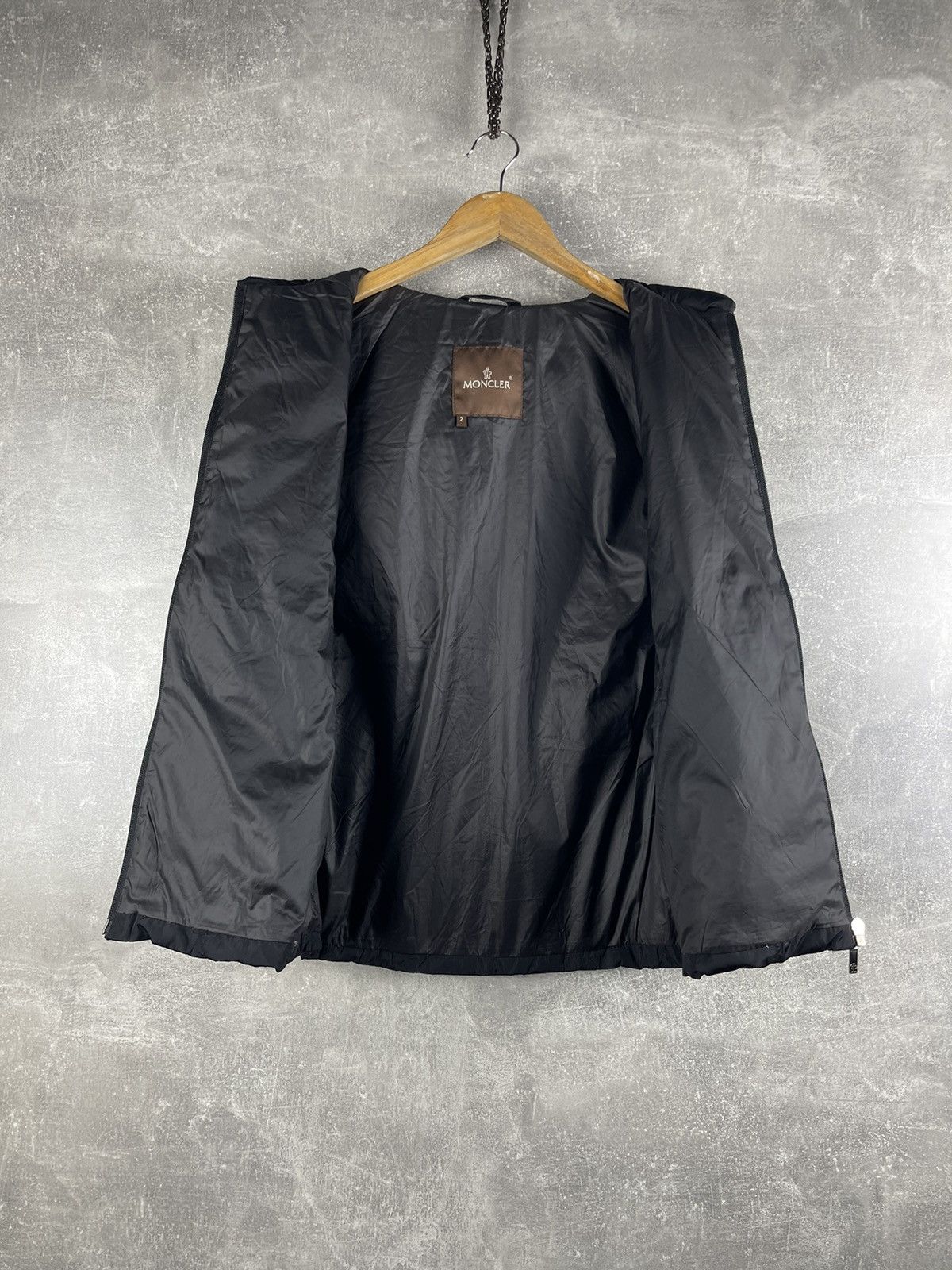 Moncler Moncler Vintage 00s Black Diamond Quilted Down Filling Vest Size XS / US 0-2 / IT 36-38 - 8 Thumbnail