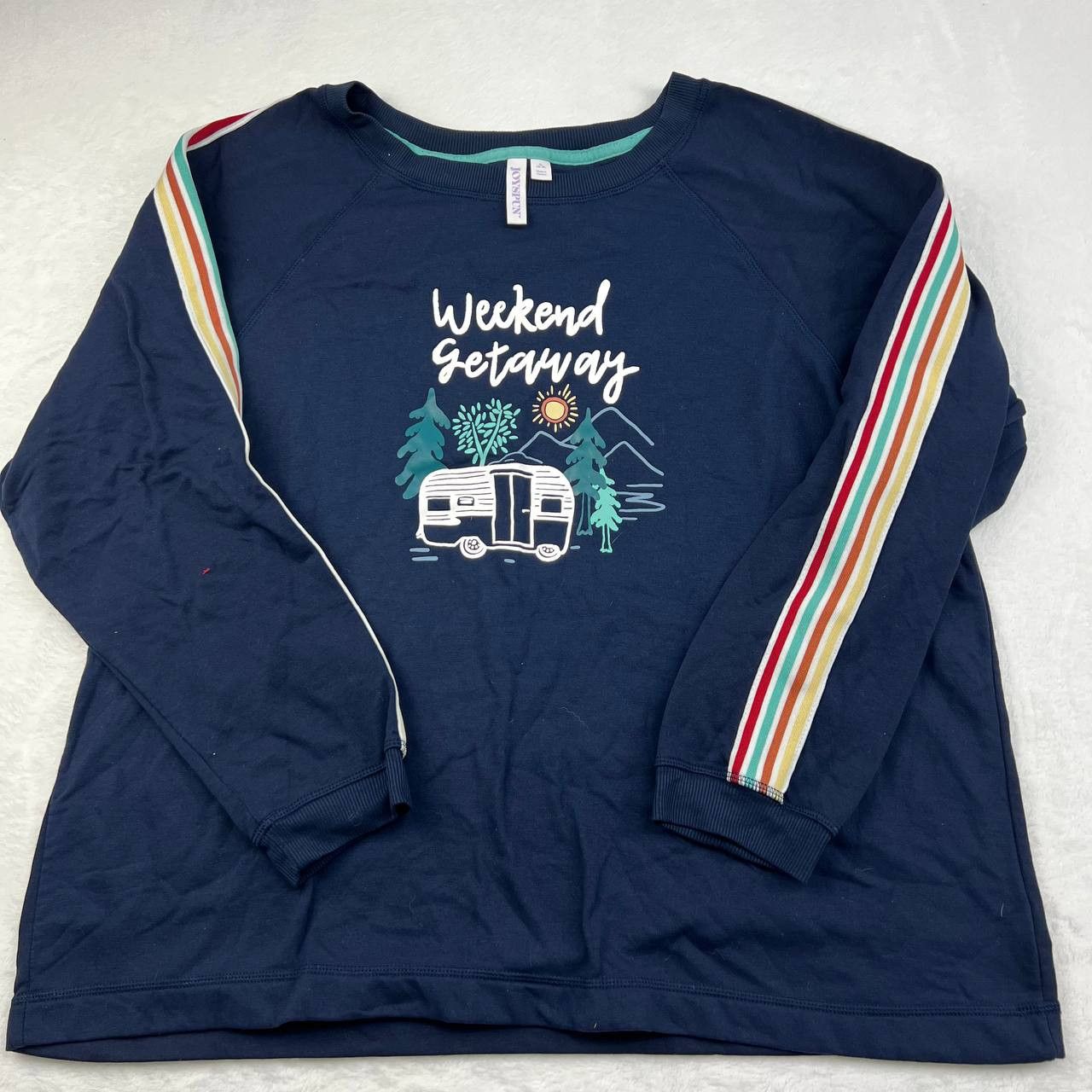 Other Weekend Getaway XL Joyspun Pullover Sweatshirt Blue Women Size XL / US 12-14 / IT 48-50 - 1 Thumbnail