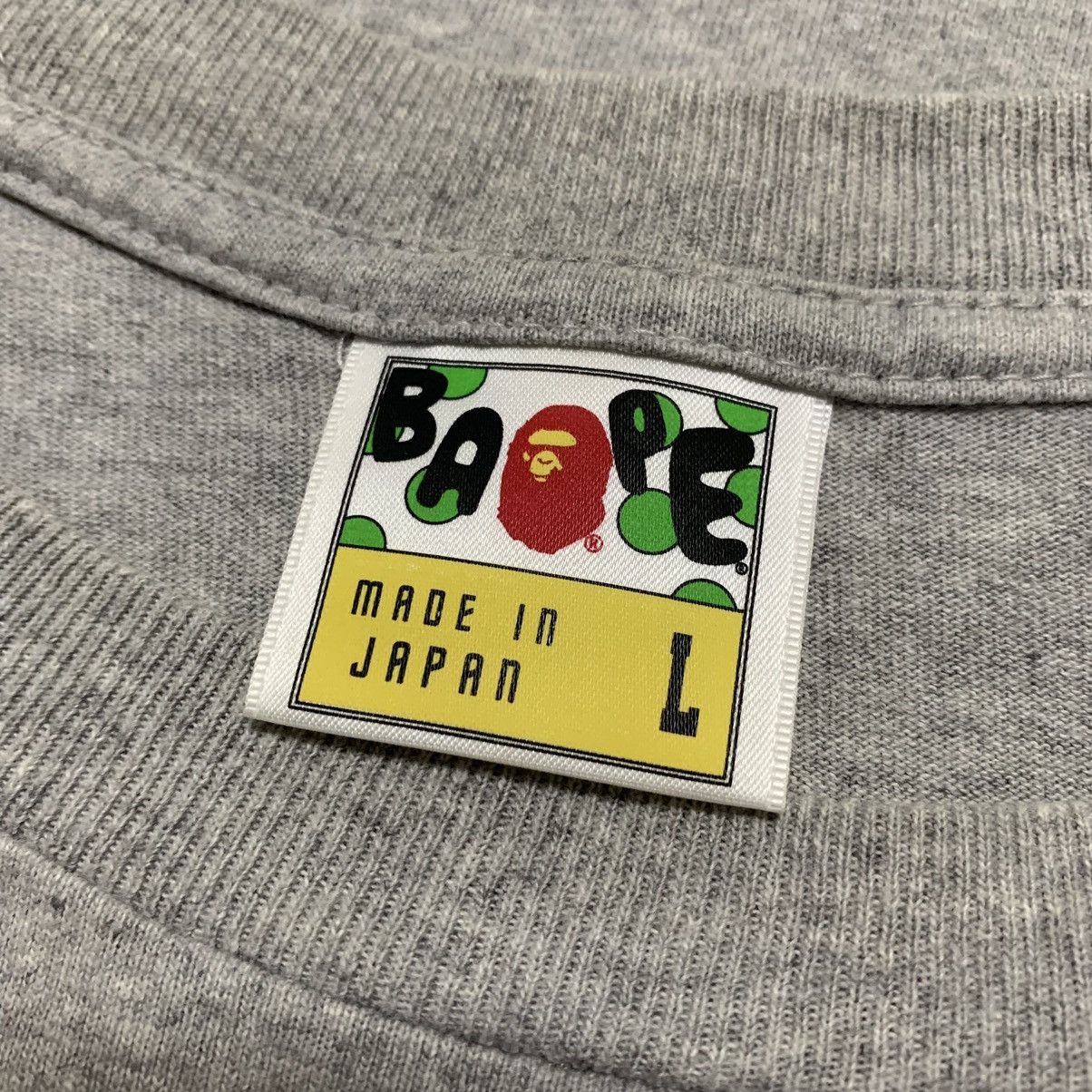 Bape Bape Large A Bathing Ape Solider Graphic Grey Tee Size US L / EU 52-54 / 3 - 5 Thumbnail