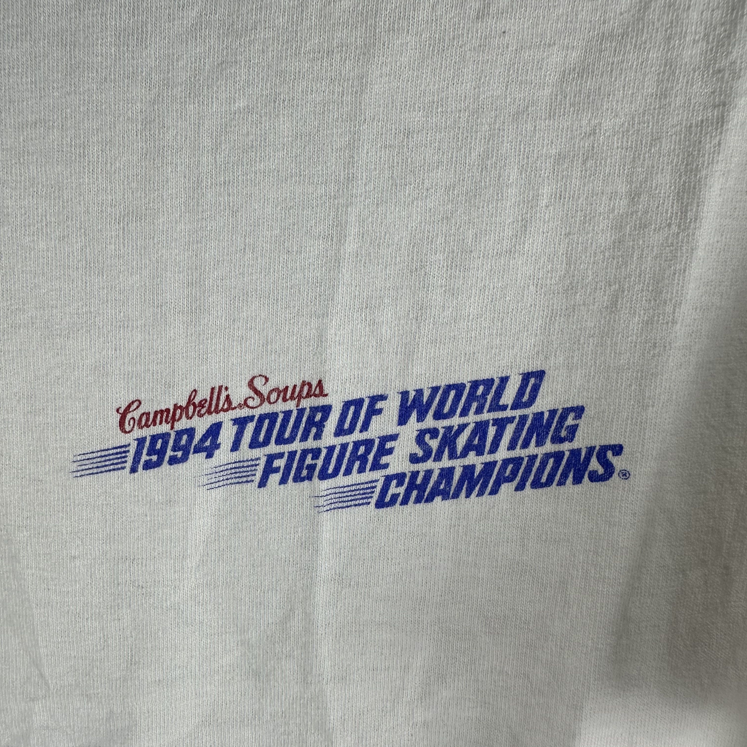 Vintage Campbell's Soups 1994 Tour of World Figure Skating Tee Size US XL / EU 56 / 4 - 3 Thumbnail