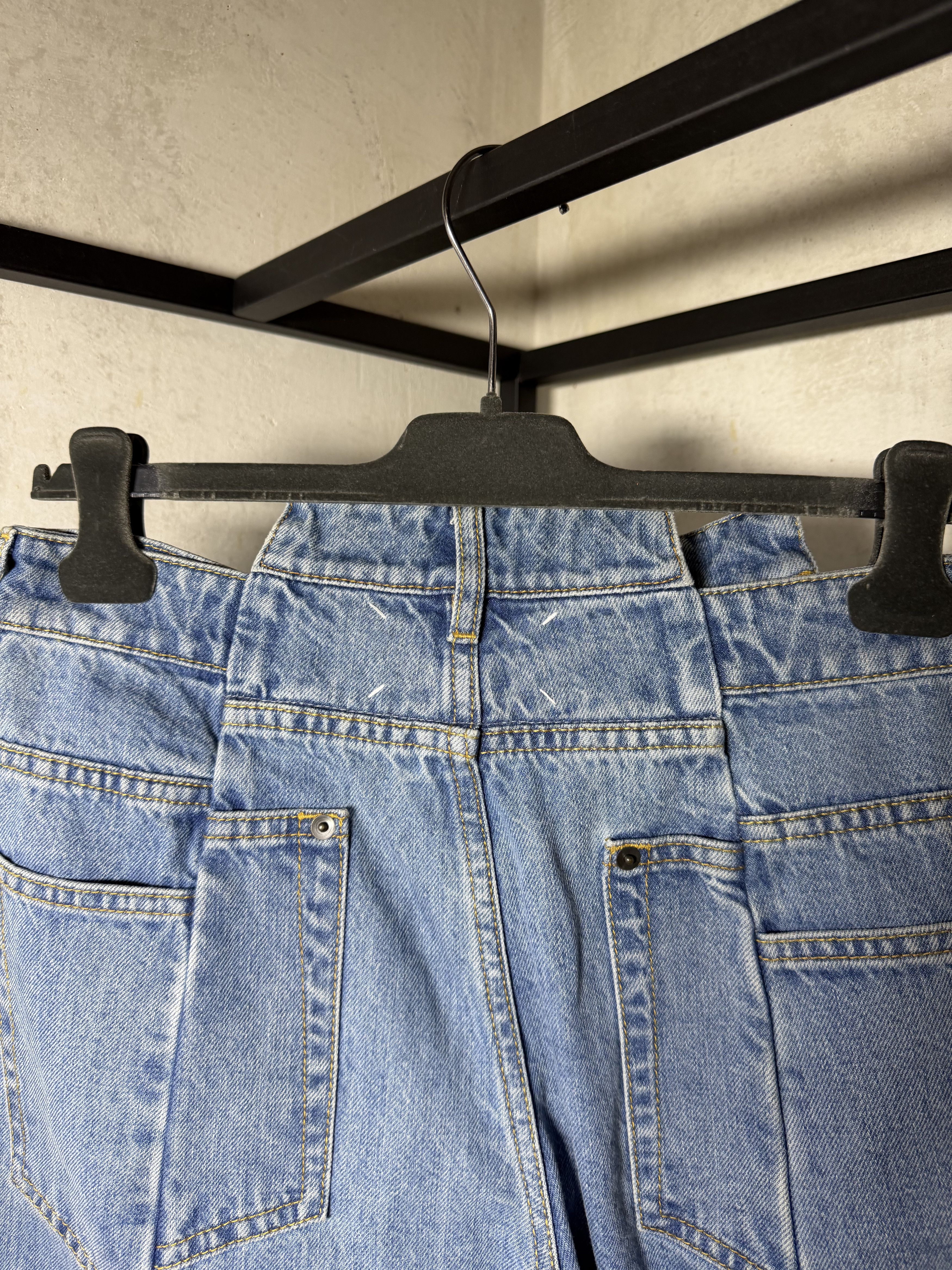 Maison Margiela Maison Margiela Decortique Wide-Leg Jeans Size 30" / US 8 / IT 44 - 3 Thumbnail