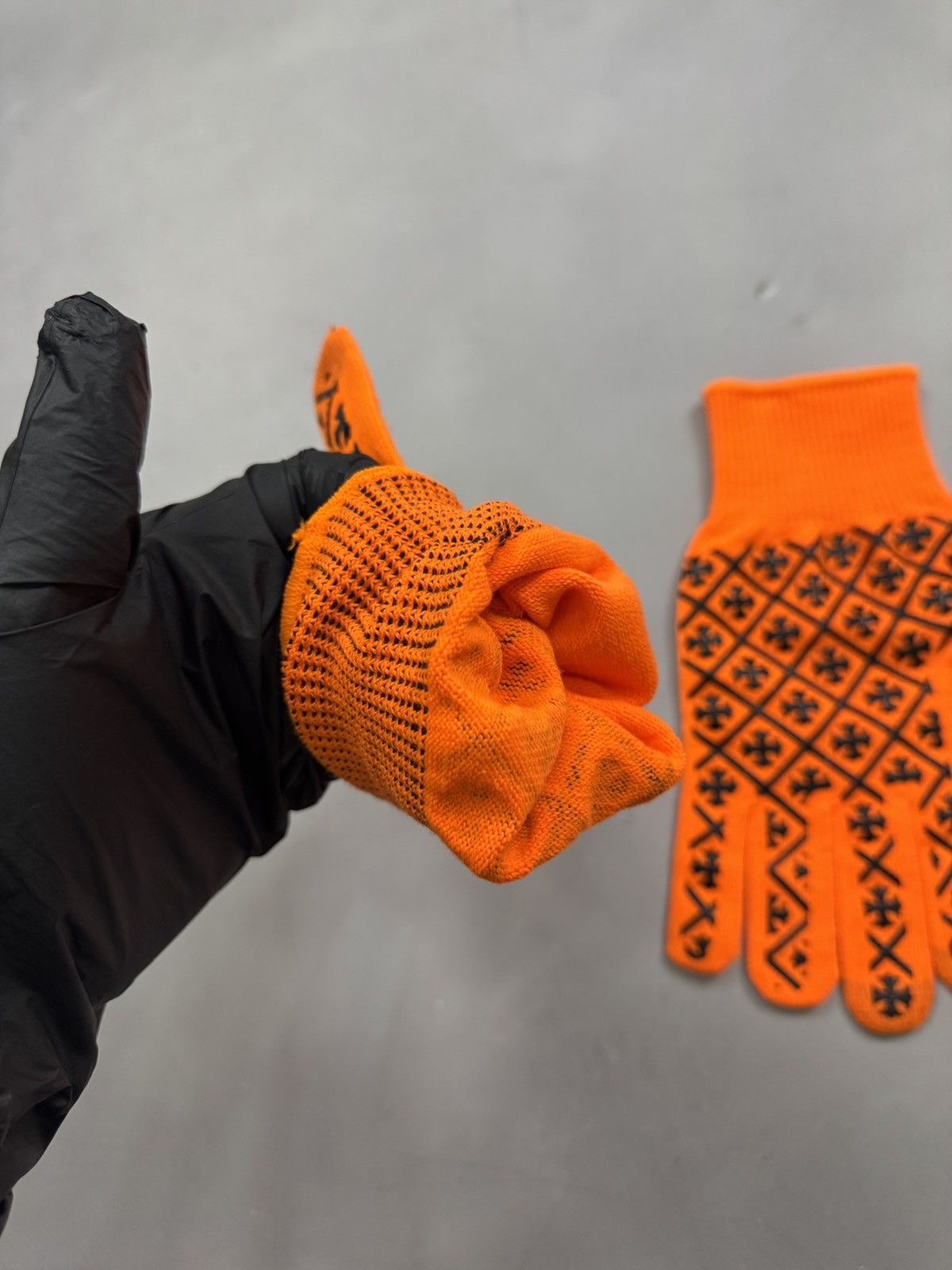 Chrome Hearts Chrome Hearts Logo Workwear Gloves(Orange/M) Size ONE SIZE - 8 Thumbnail