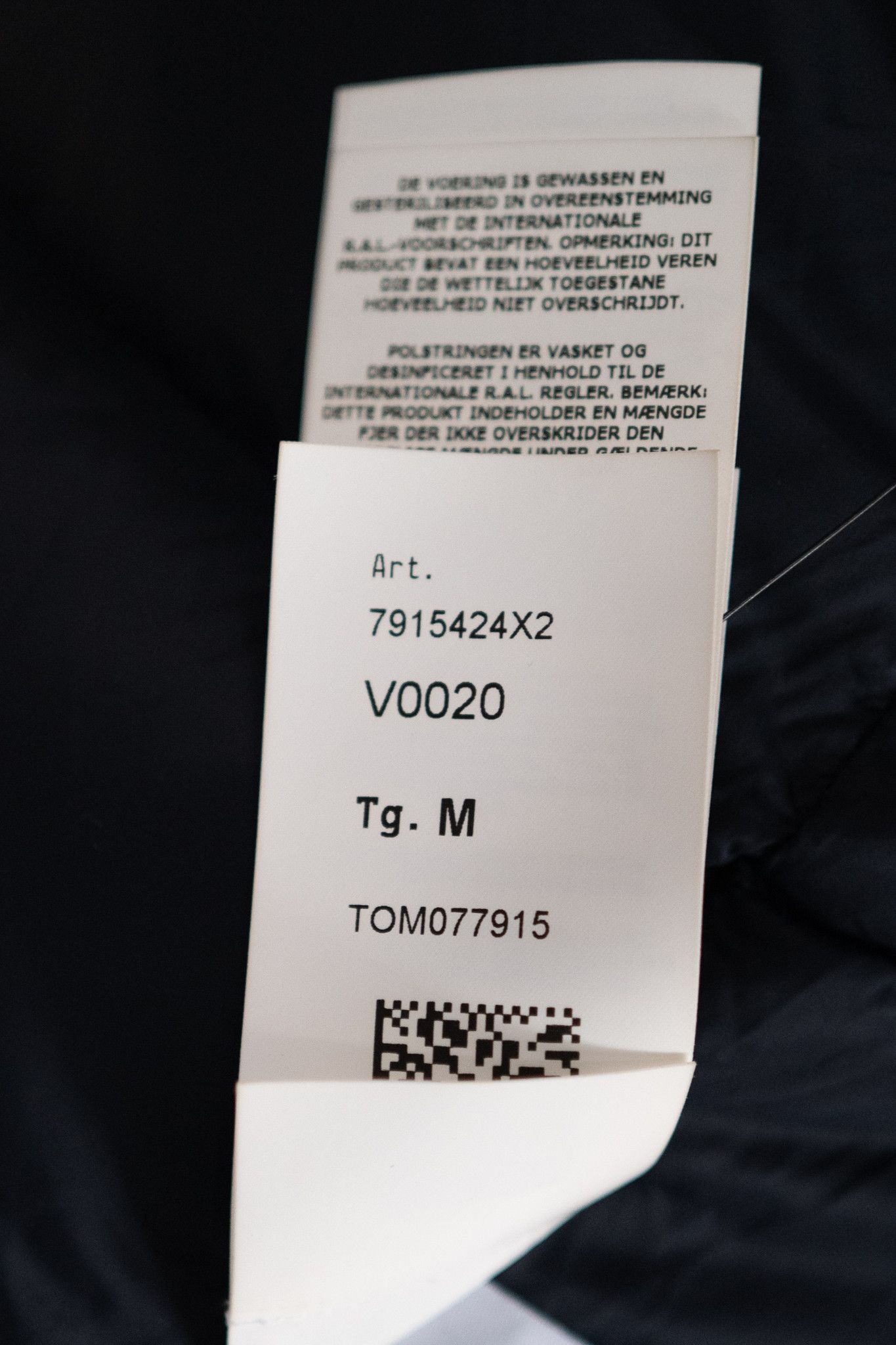 Stone Island Stone Island Marina Rubber Wax Poplin Down Coat Navy SZ. M Size US M / EU 48-50 / 2 - 10 Thumbnail